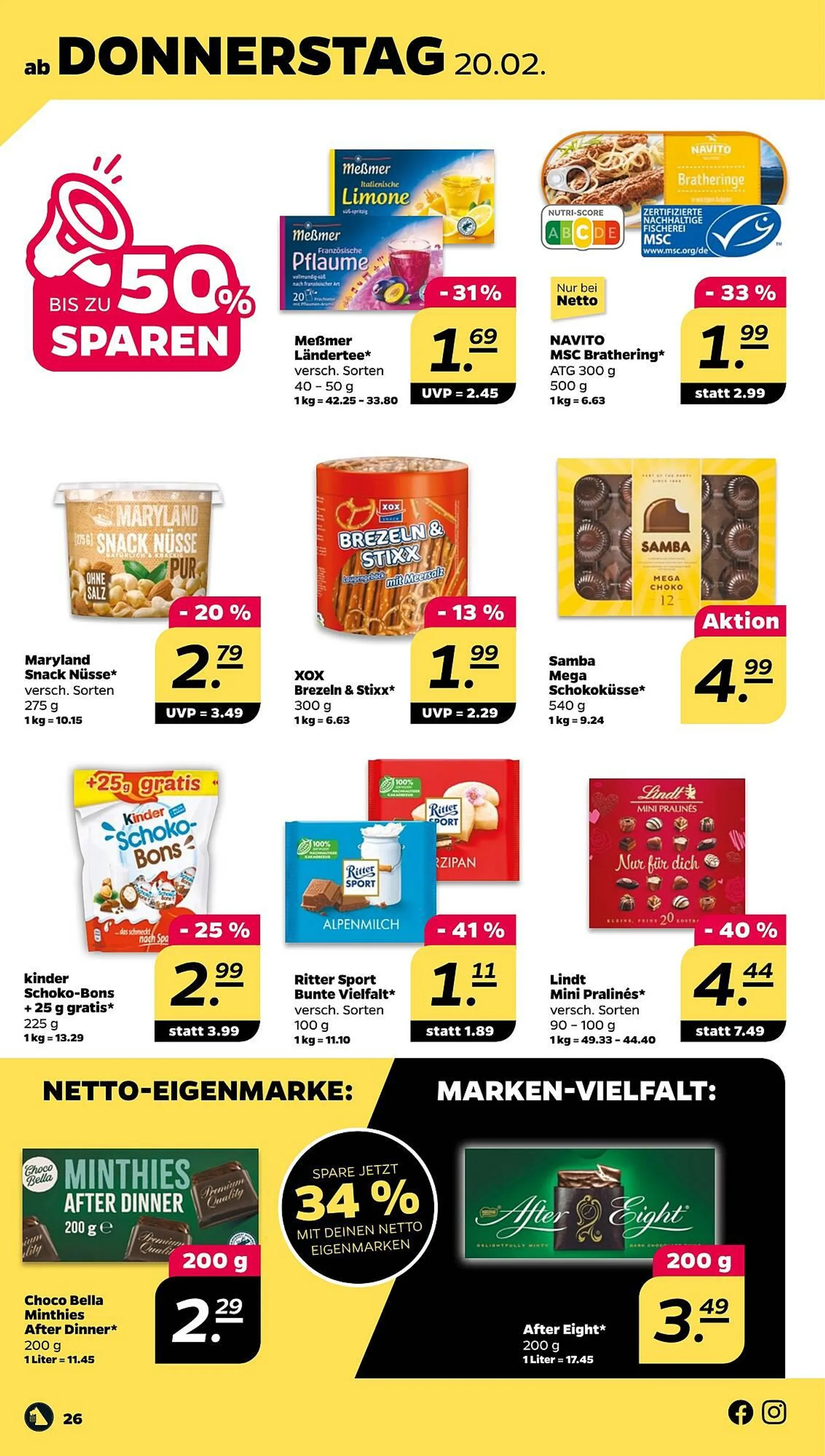 NETTO Prospekt von 17. Februar bis 22. Februar 2025 - Prospekt seite 26