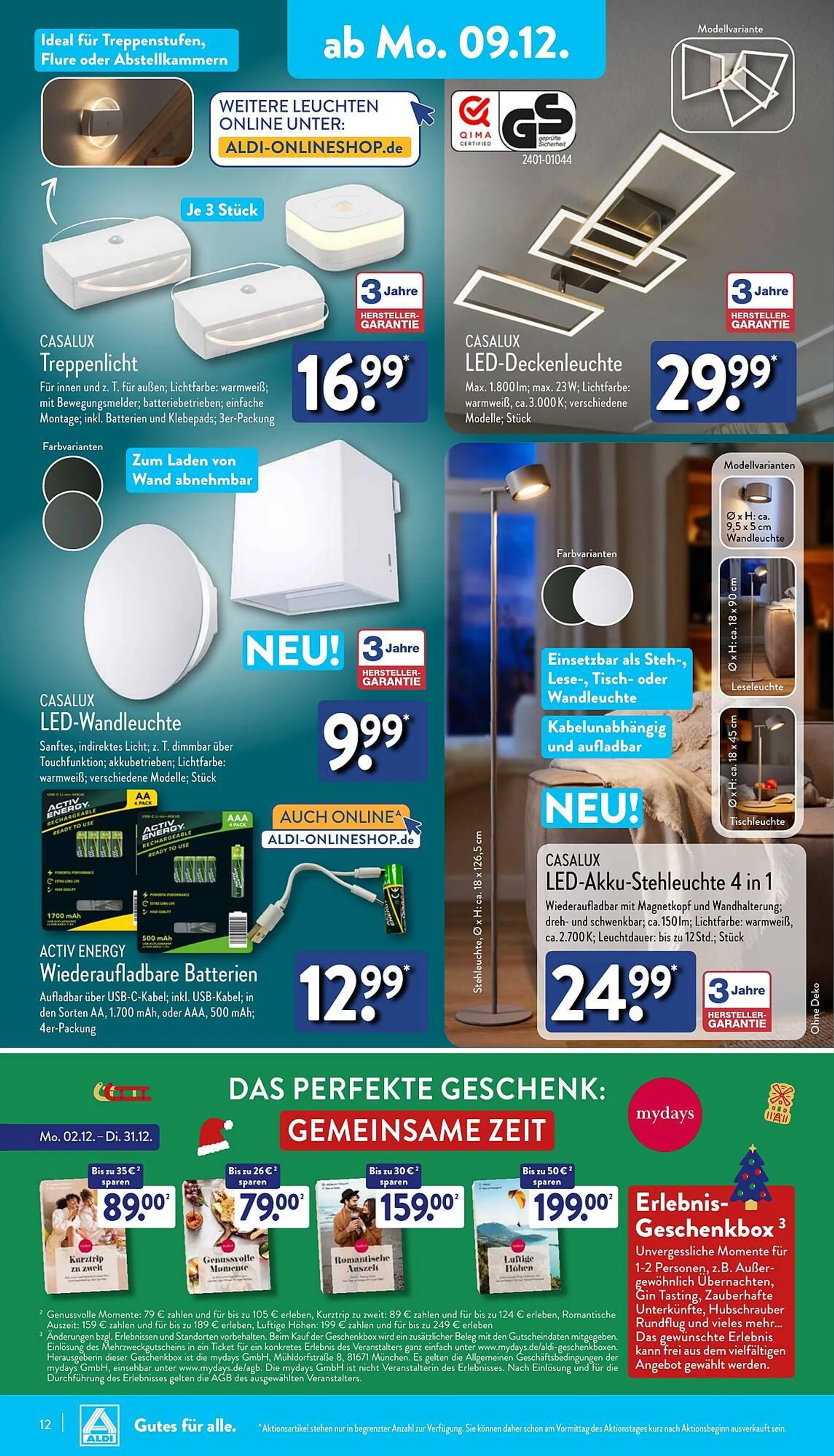 Aldi Nord Prospekt von 9. Dezember bis 14. Dezember 2024 - Prospekt seite 12