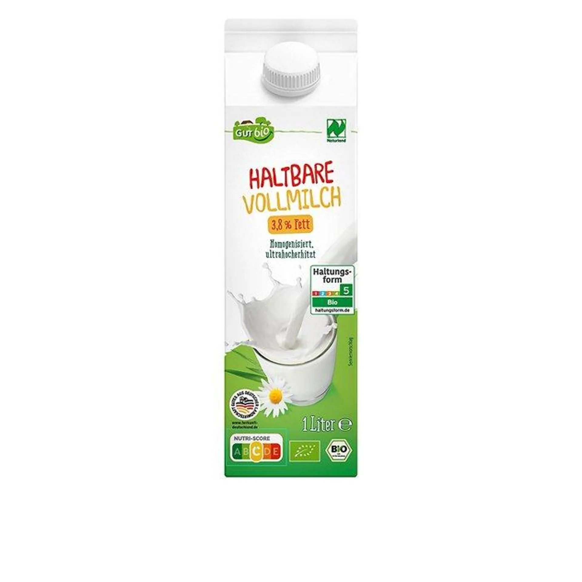 GUT BIO Bio-H-Vollmilch 3,5 % Fett 1 l