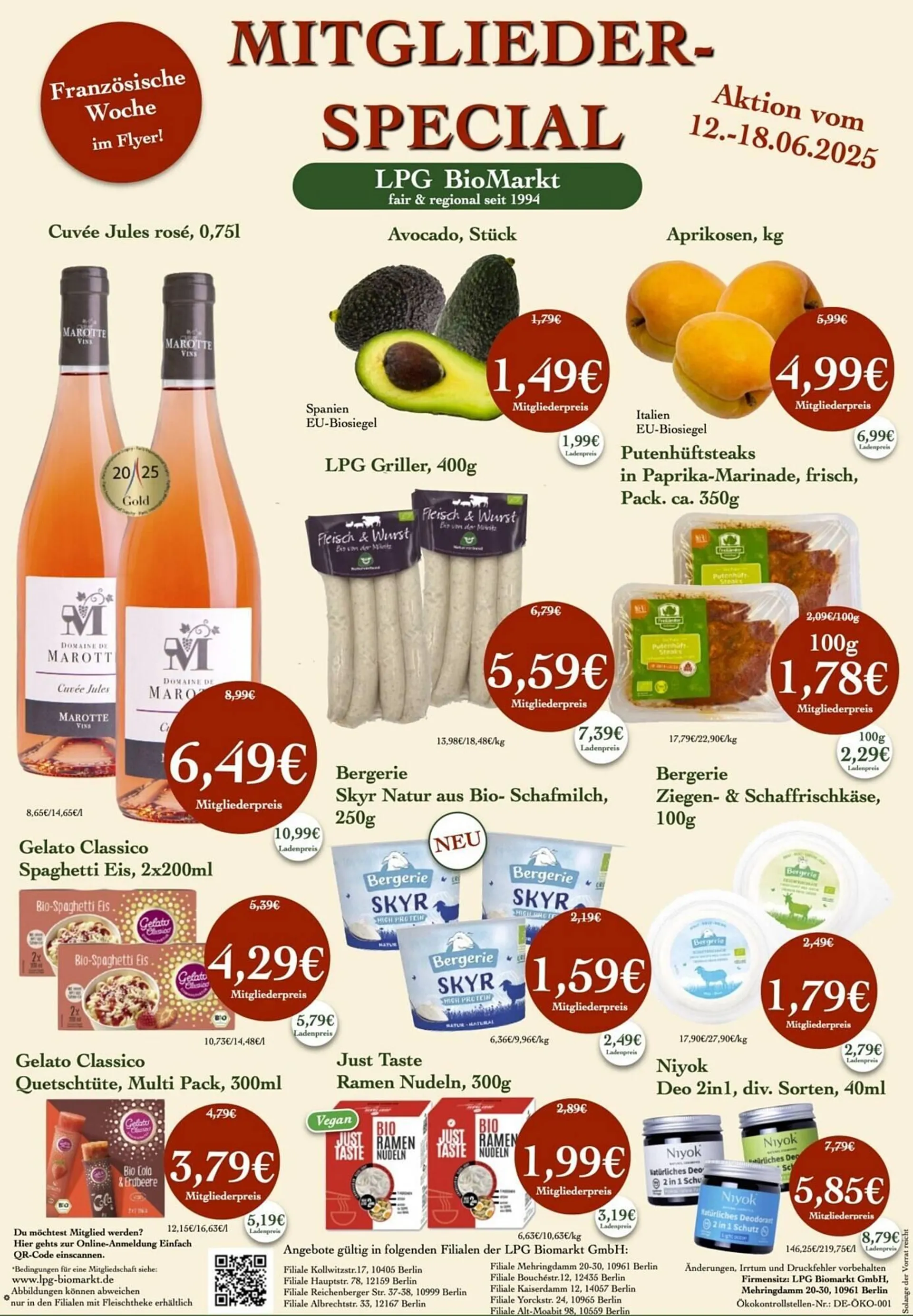 LPG Biomarkt Prospekt von 12. Juni bis 18. Juni 2025 - Prospekt seite 1