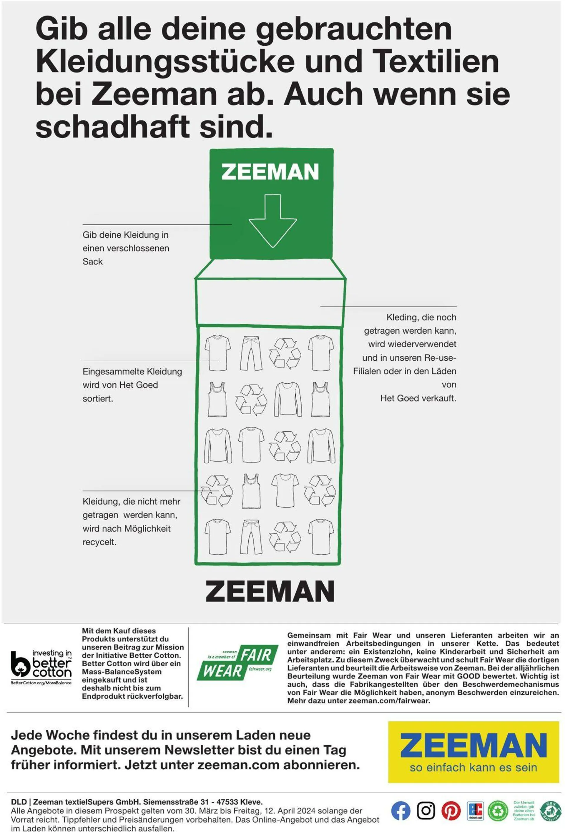 Zeeman Aktueller Prospekt von 23. Januar bis 6. Februar 2025 - Prospekt seite 30