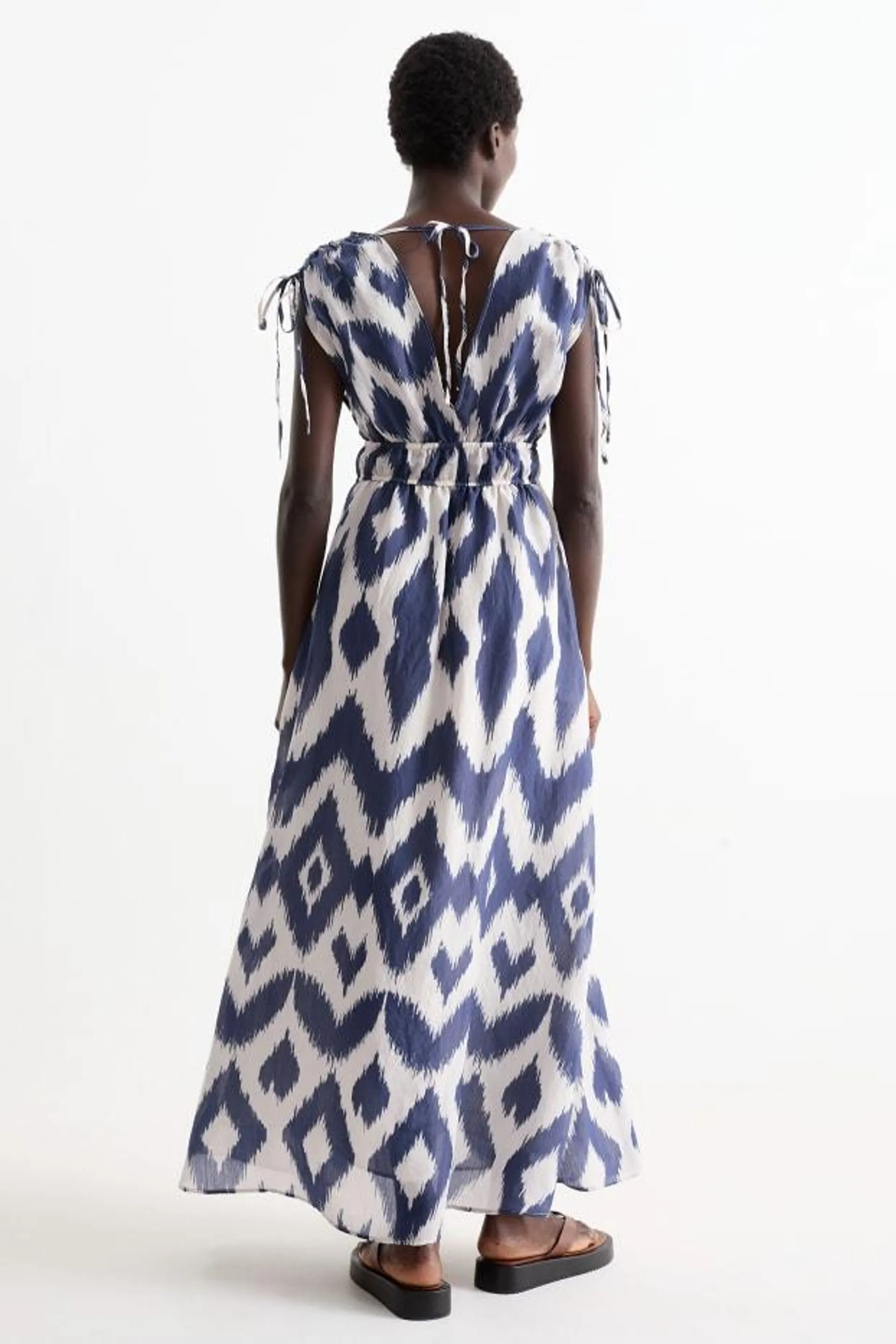 A-line dress - patterned