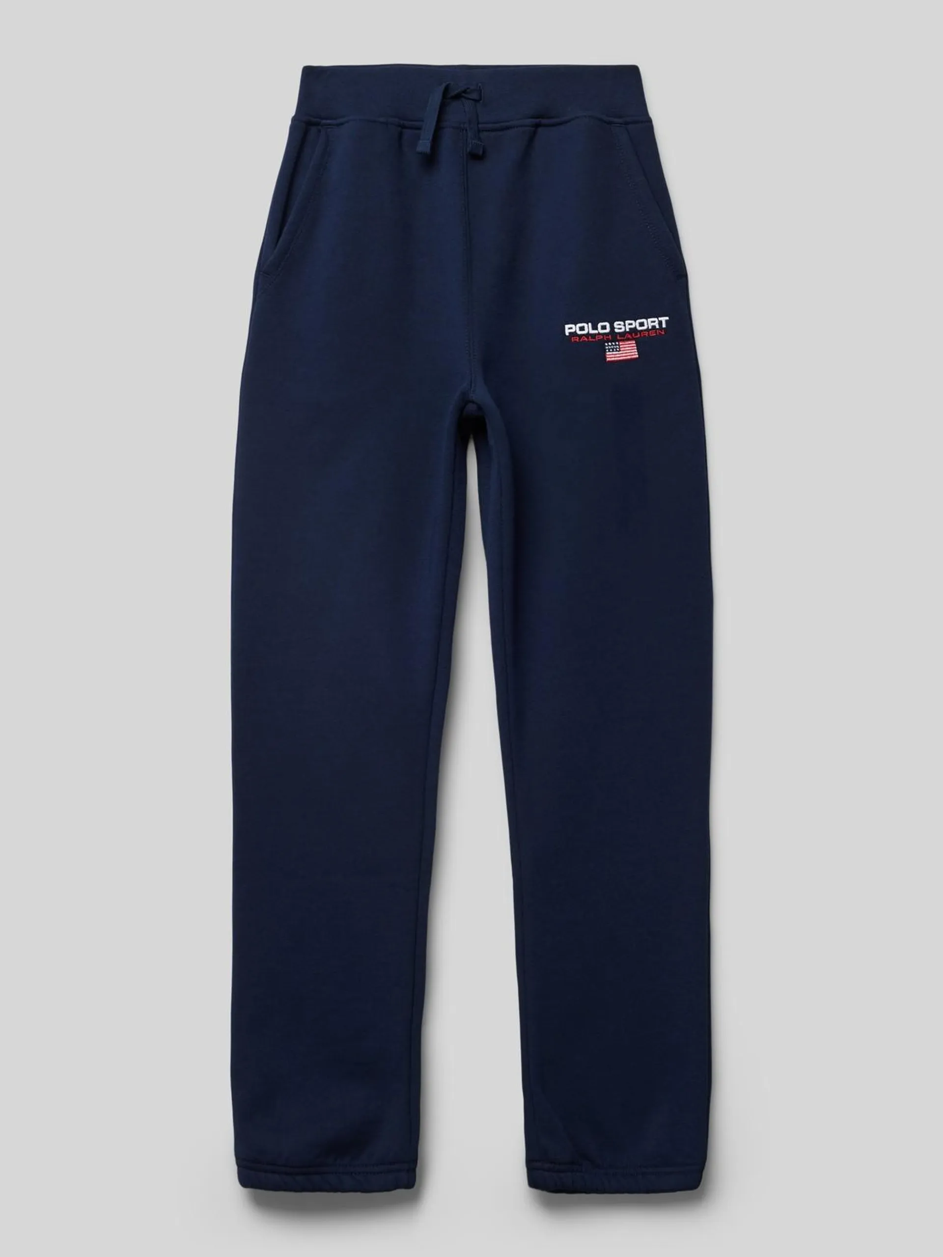 Sweatpants mit Label-Stitching in marine