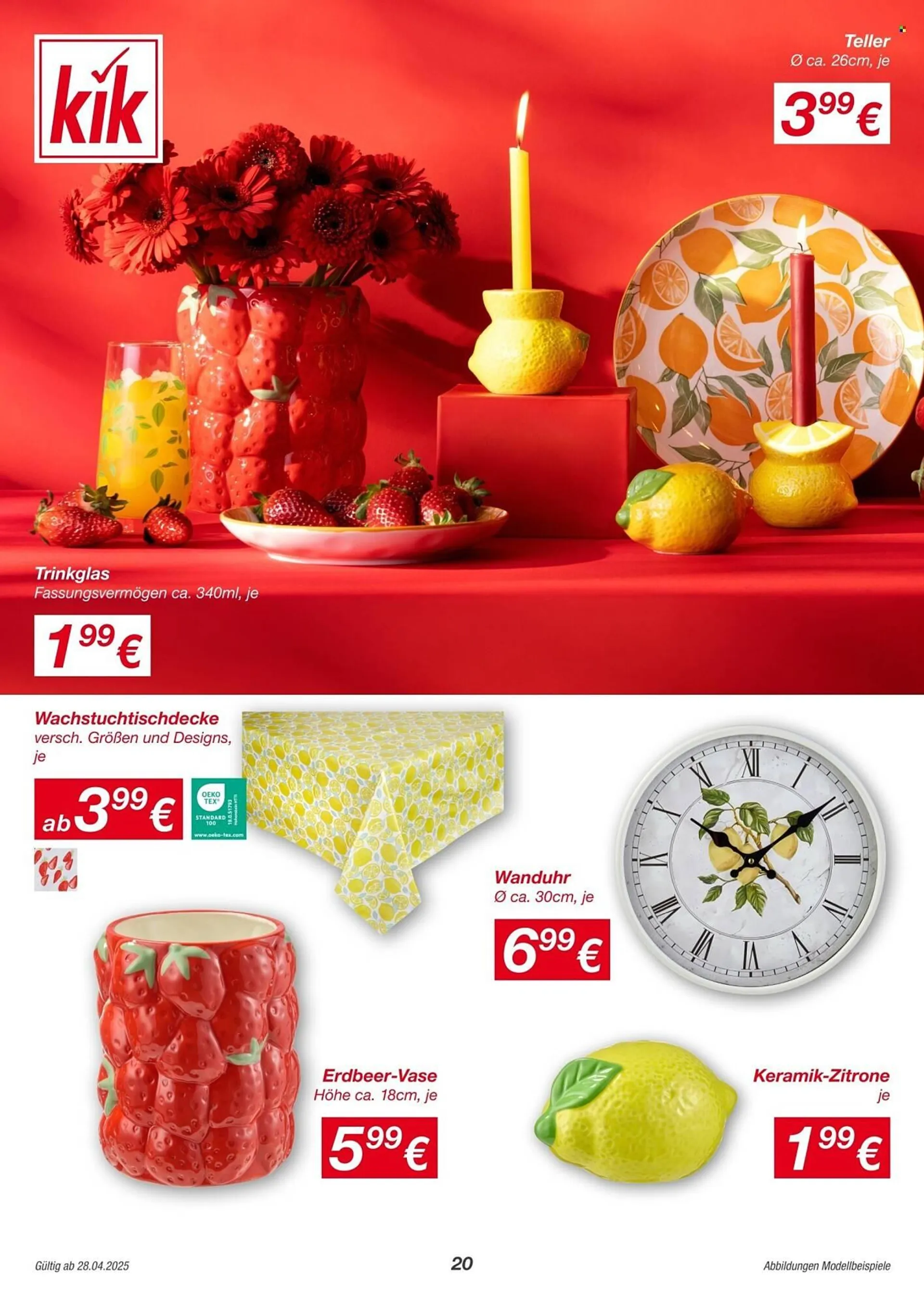 KiK Prospekt von 28. April bis 4. Mai 2025 - Prospekt seite 20