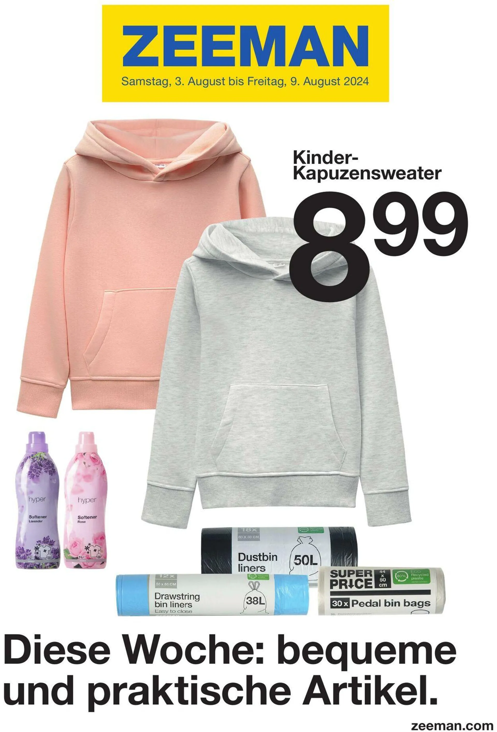 Zeeman Aktueller Prospekt von 18. September bis 2. Oktober 2025 - Prospekt seite 1