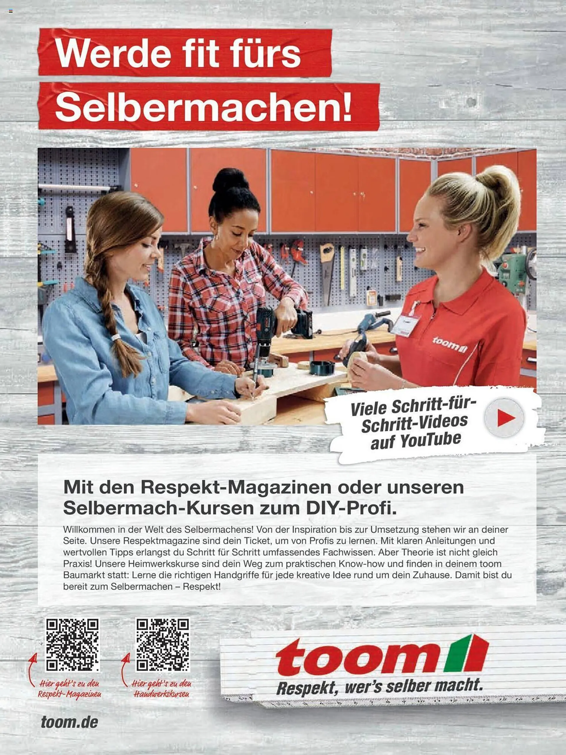 toom Baumarkt Katalog von 9. August bis 31. Dezember 2024 - Prospekt seite 320