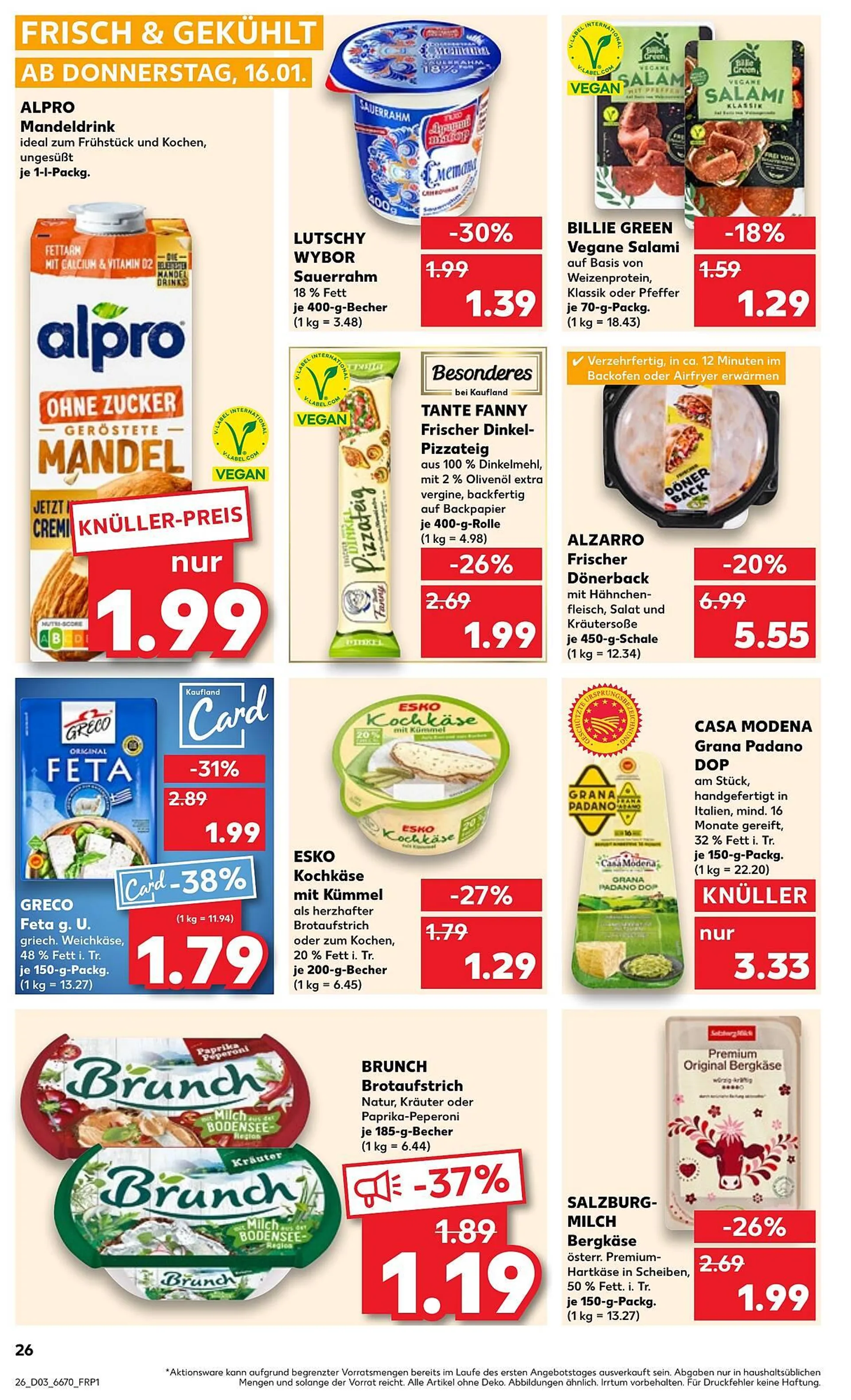 Kaufland Prospekt von 16. Januar bis 22. Januar 2025 - Prospekt seite 26