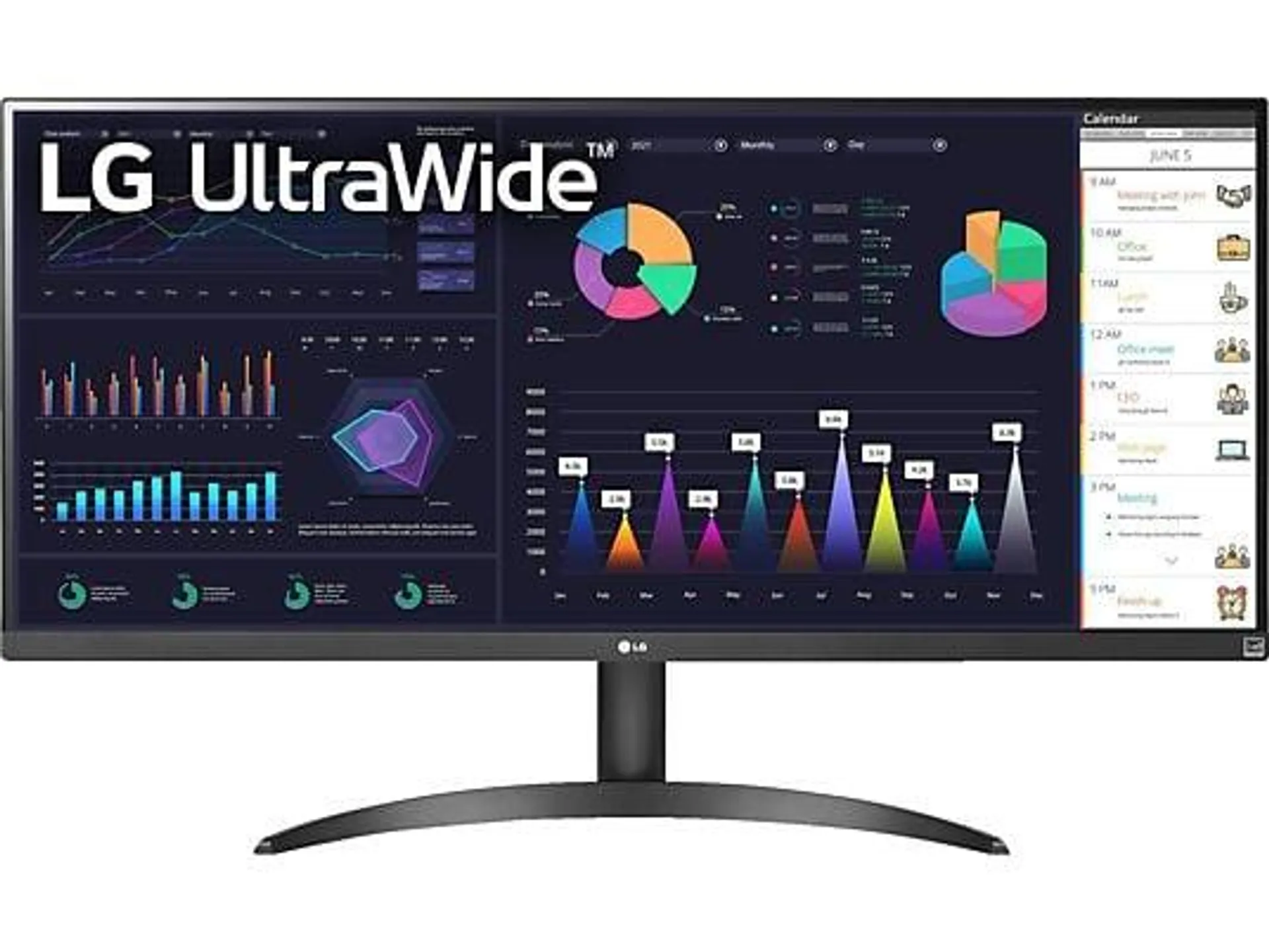 LG UltraWide 34WQ500-B 34 Zoll Full-HD Monitor (5 ms Reaktionszeit, 100 Hz)