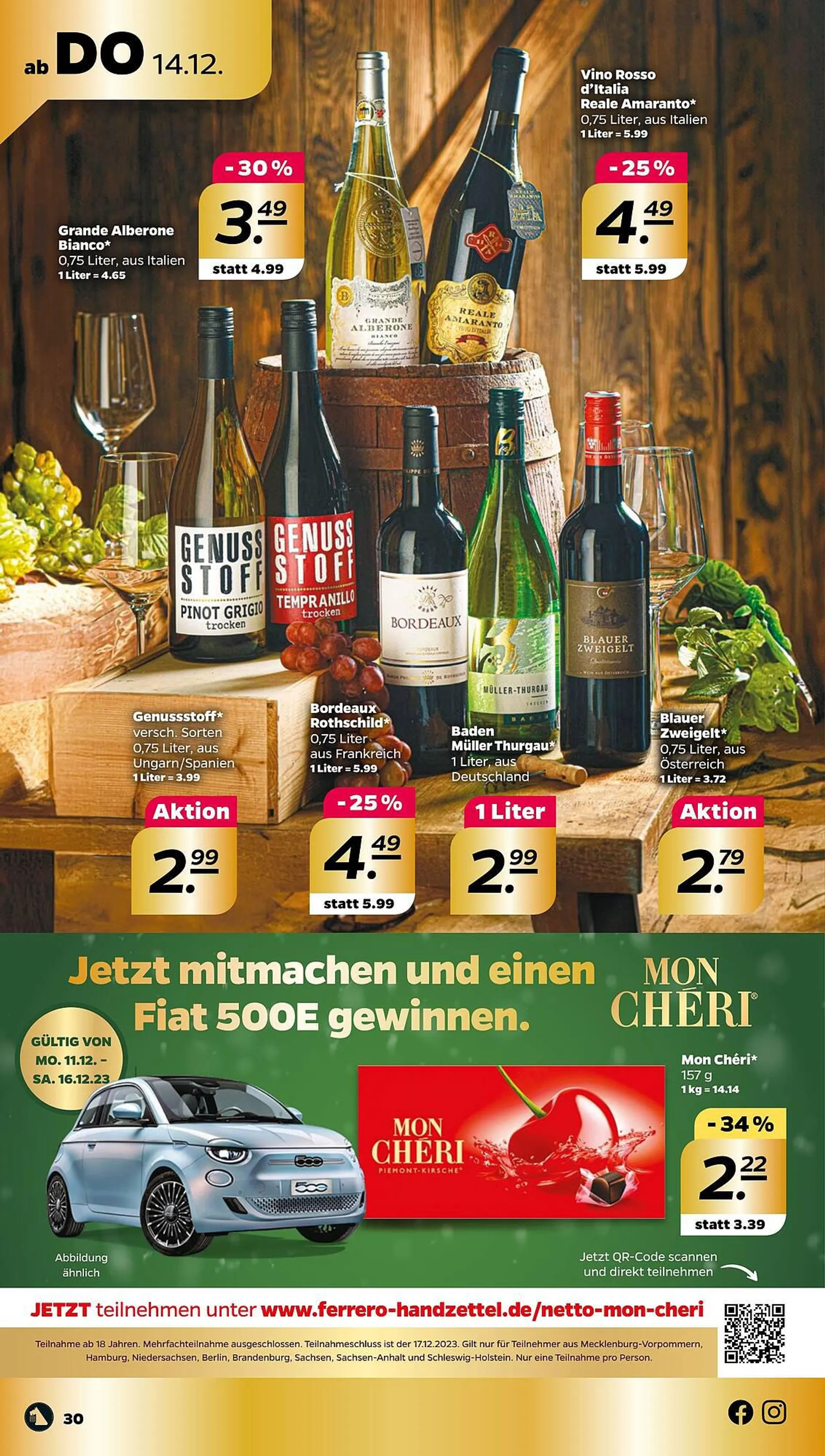 NETTO Prospekt von 11. Dezember bis 16. Dezember 2023 - Prospekt seite 30