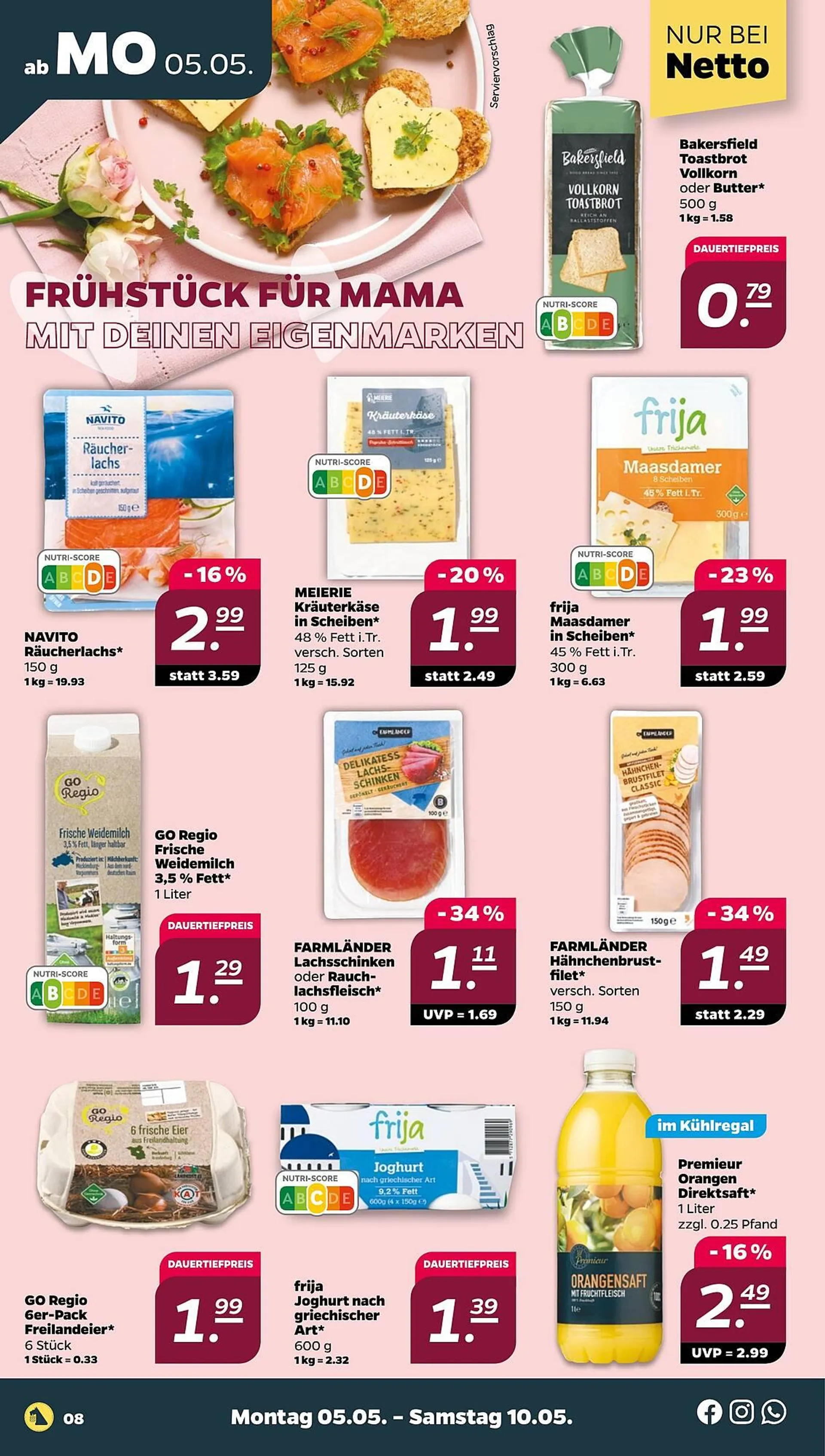 NETTO Prospekt von 5. Mai bis 10. Mai 2025 - Prospekt seite 8