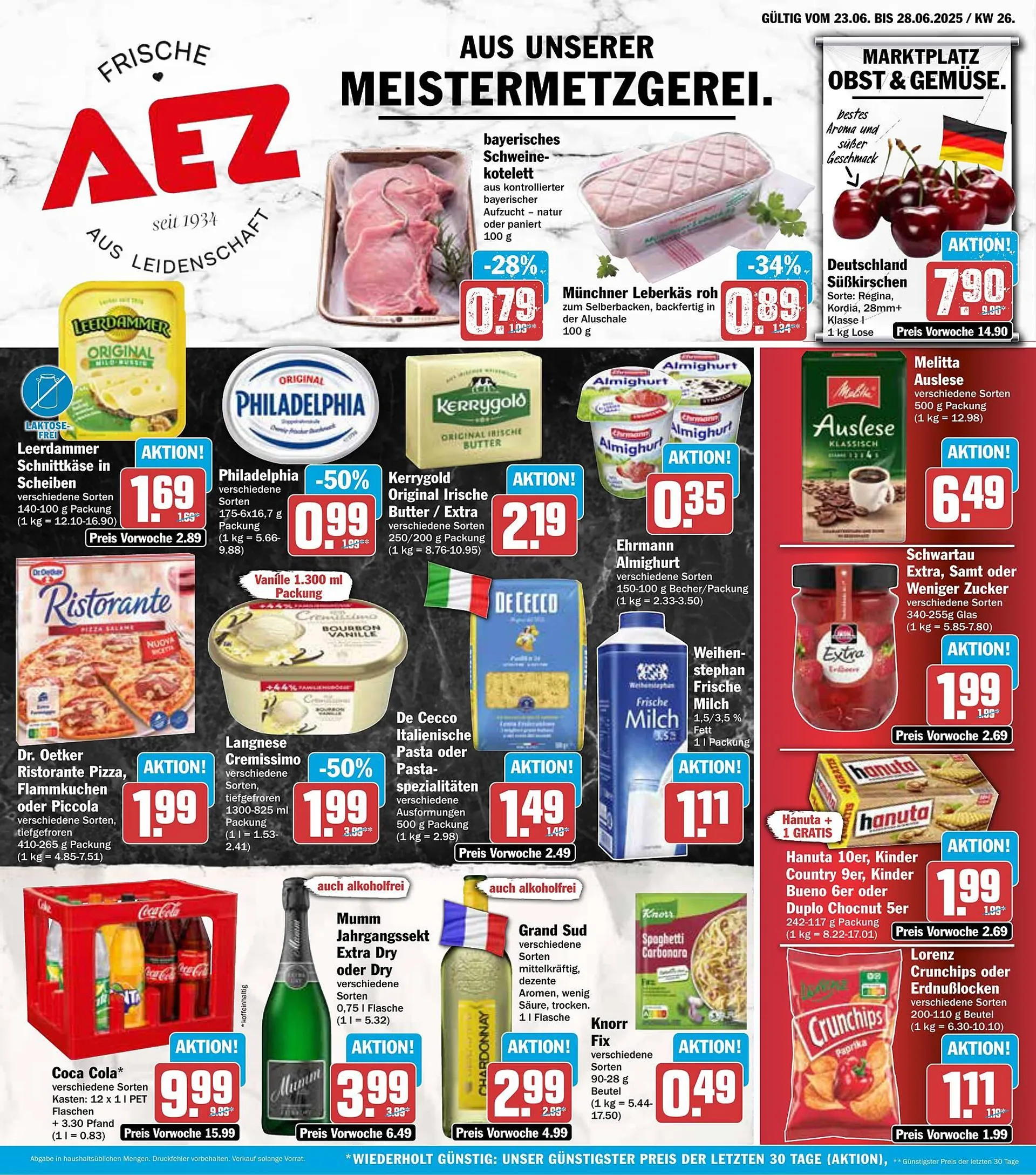 AEZ Prospekt von 23. Juni bis 28. Juni 2025 - Prospekt seite 1