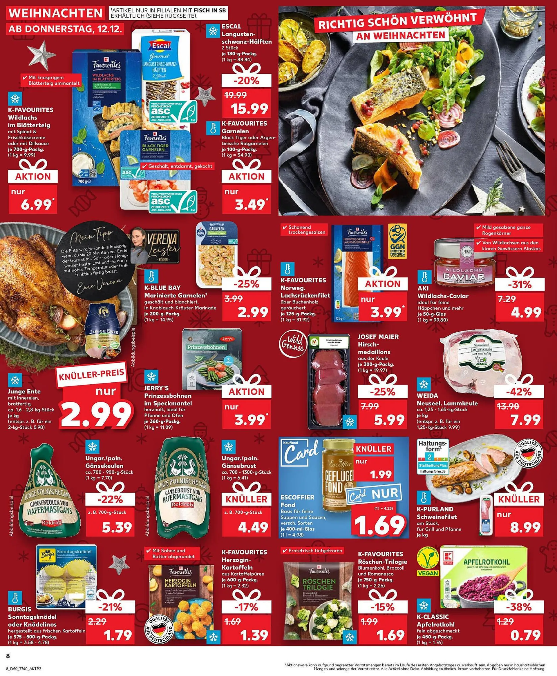 Kaufland Prospekt von 11. Dezember bis 18. Dezember 2024 - Prospekt seite 8