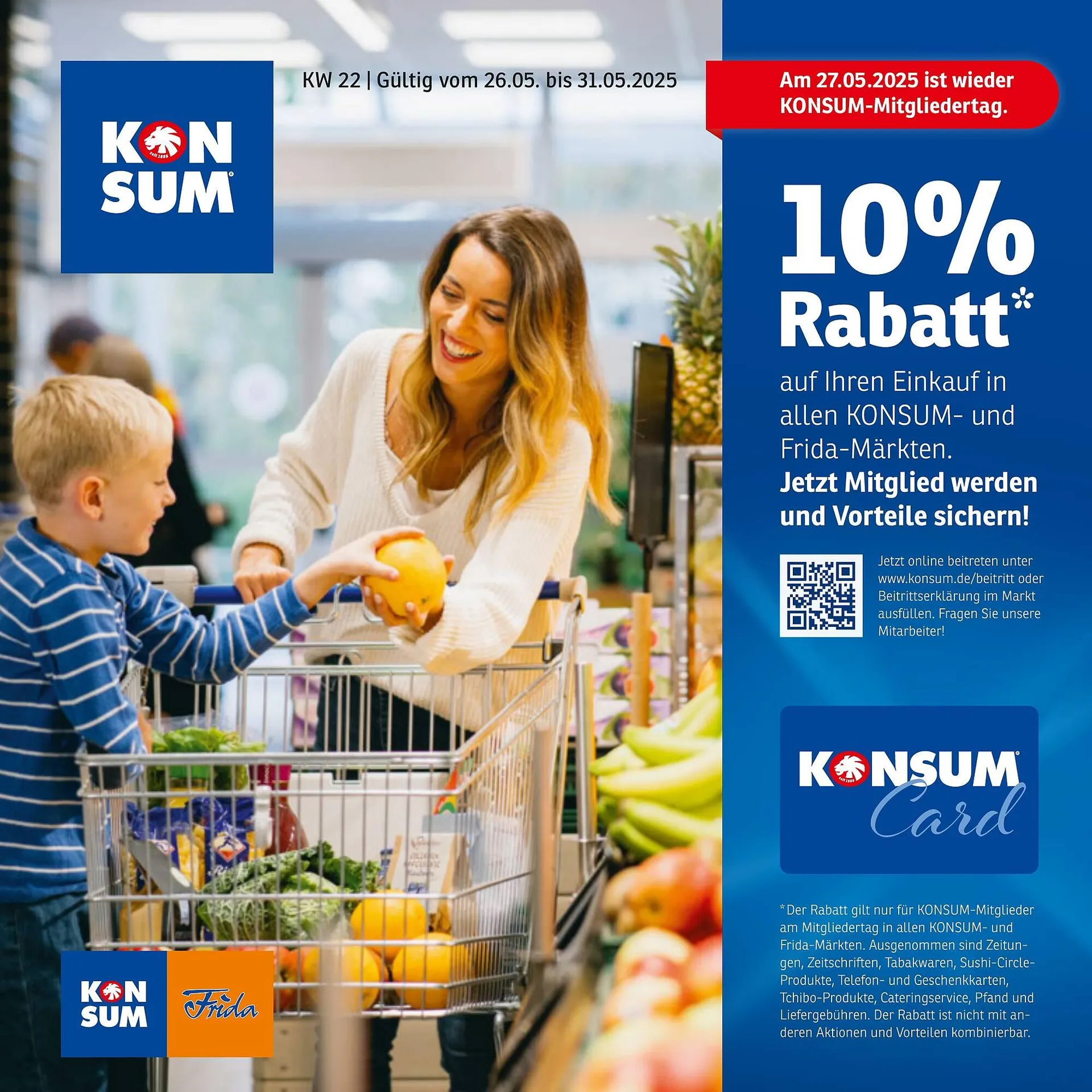 KONSUM Prospekt von 26. Mai bis 31. Mai 2025 - Prospekt seite 1