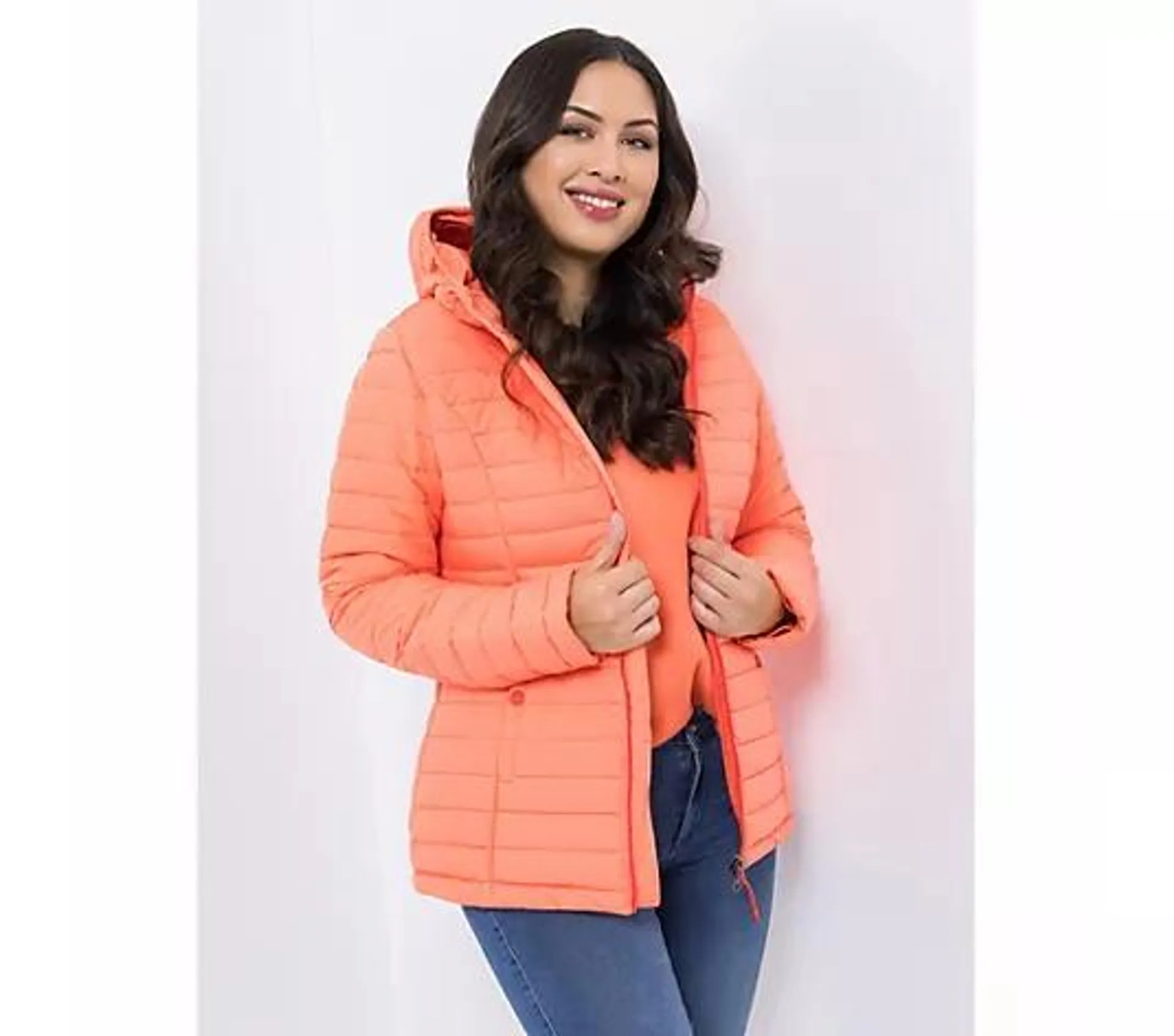 CENTIGRADE ACTIVE Steppjacke wasserabweisend mit Kapuze Kontrastdetails