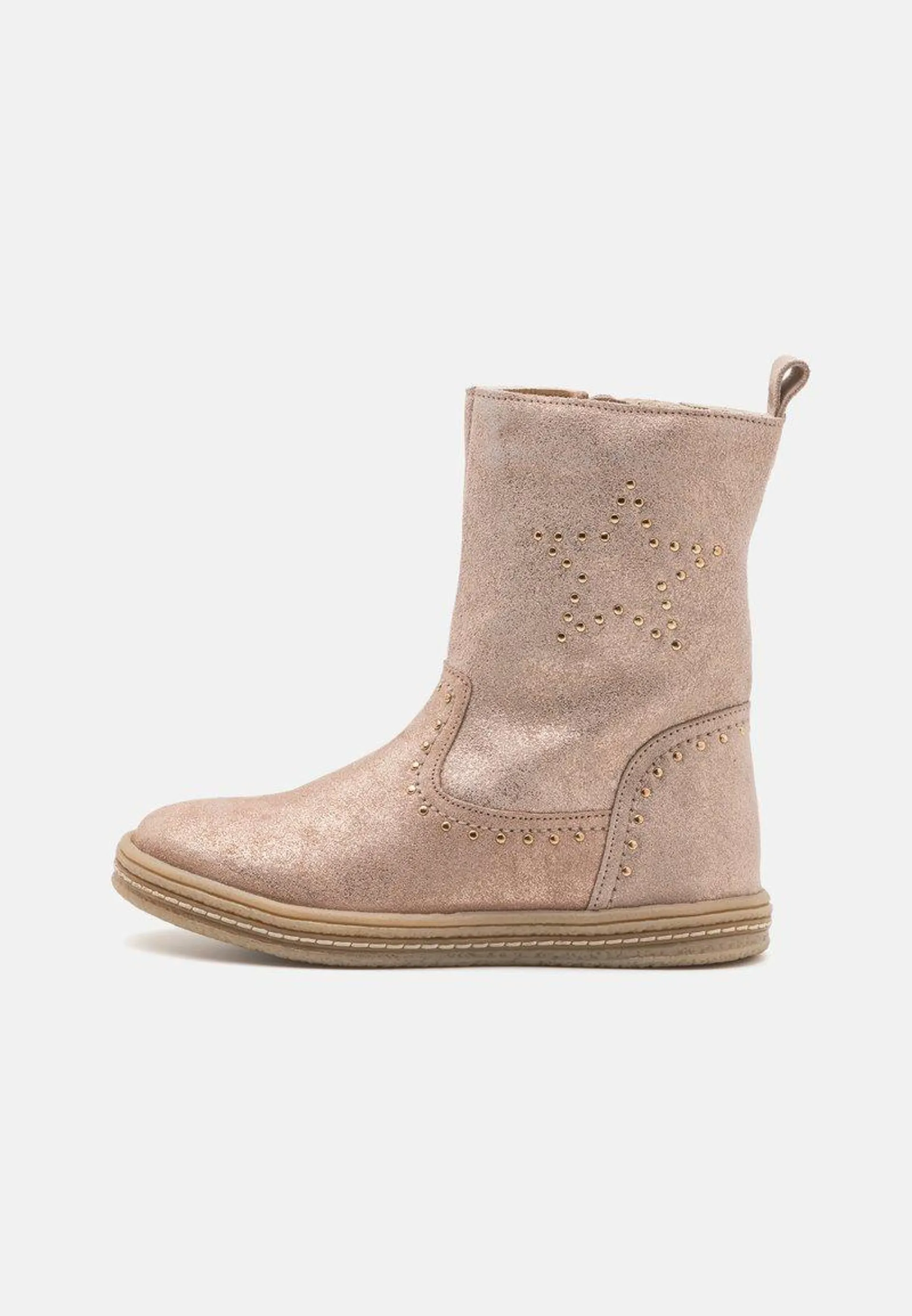 LEATHER - Classic ankle boots - light pink