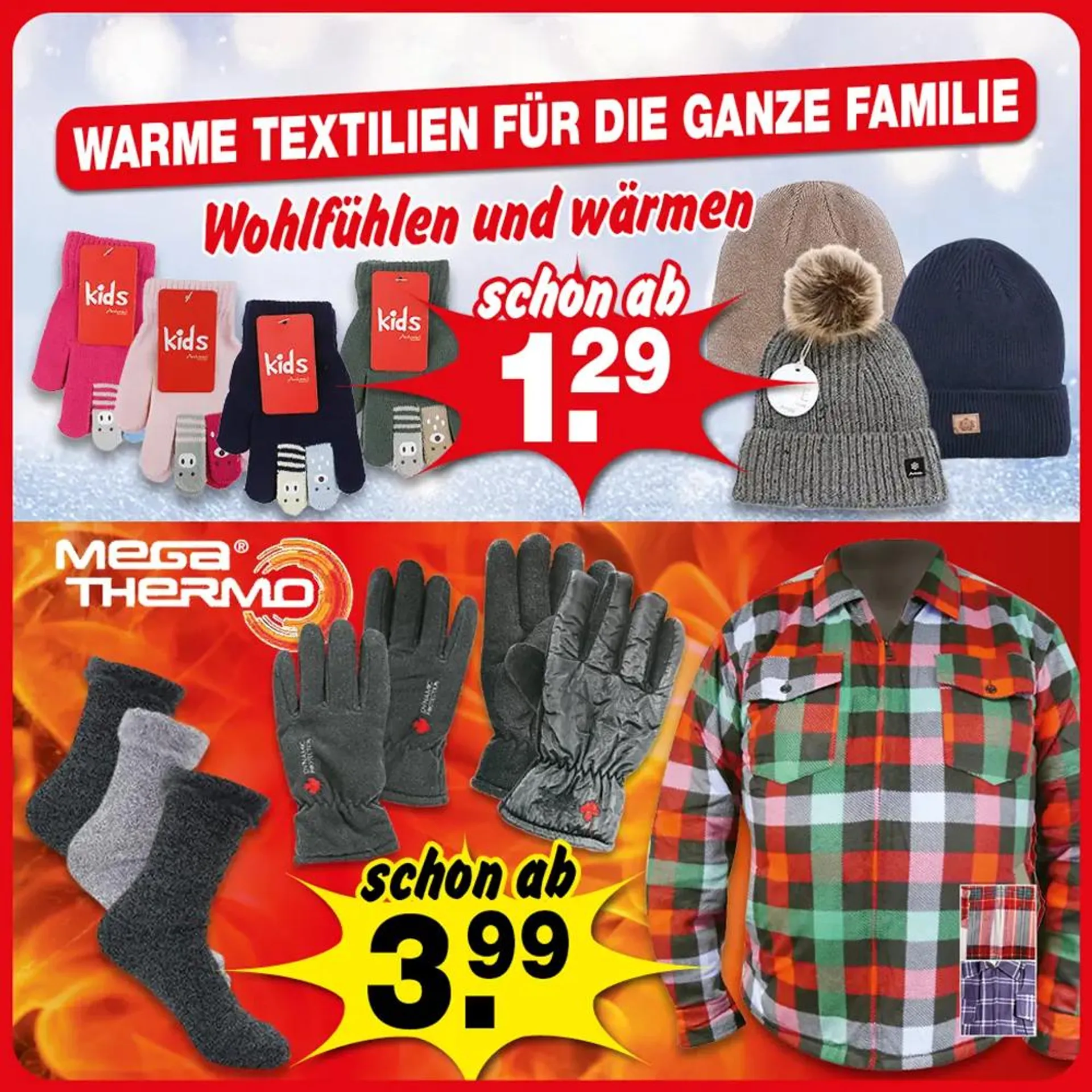 Wintertextilien