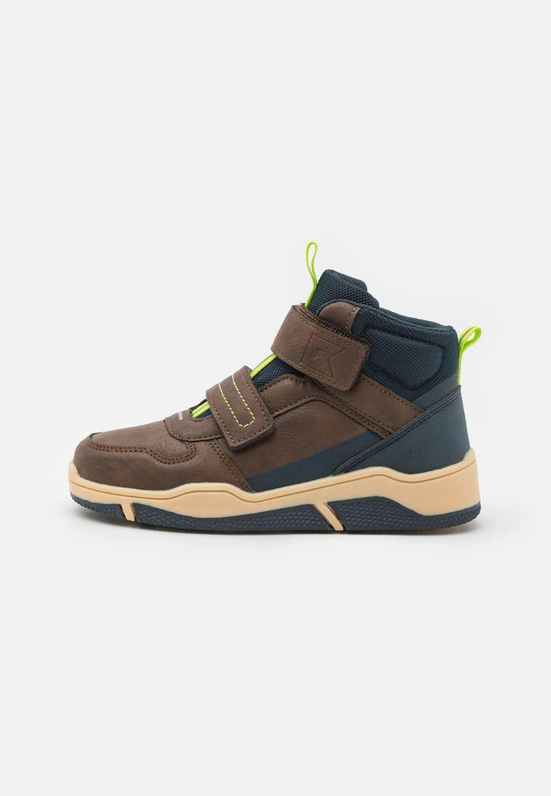 High-top trainers - brown