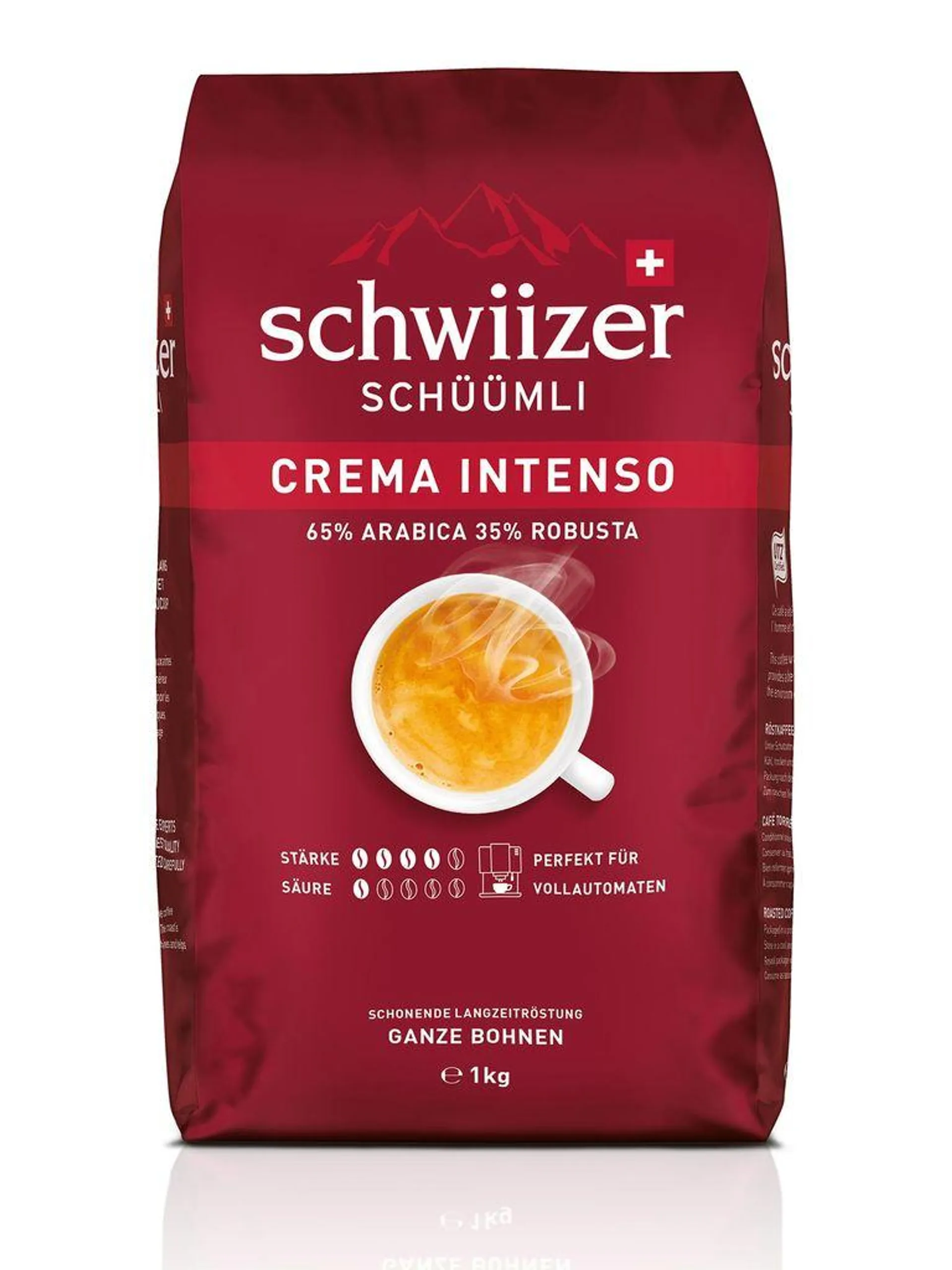 Schwiizer Schüümli Crema Intenso Bohnen 1 Kg