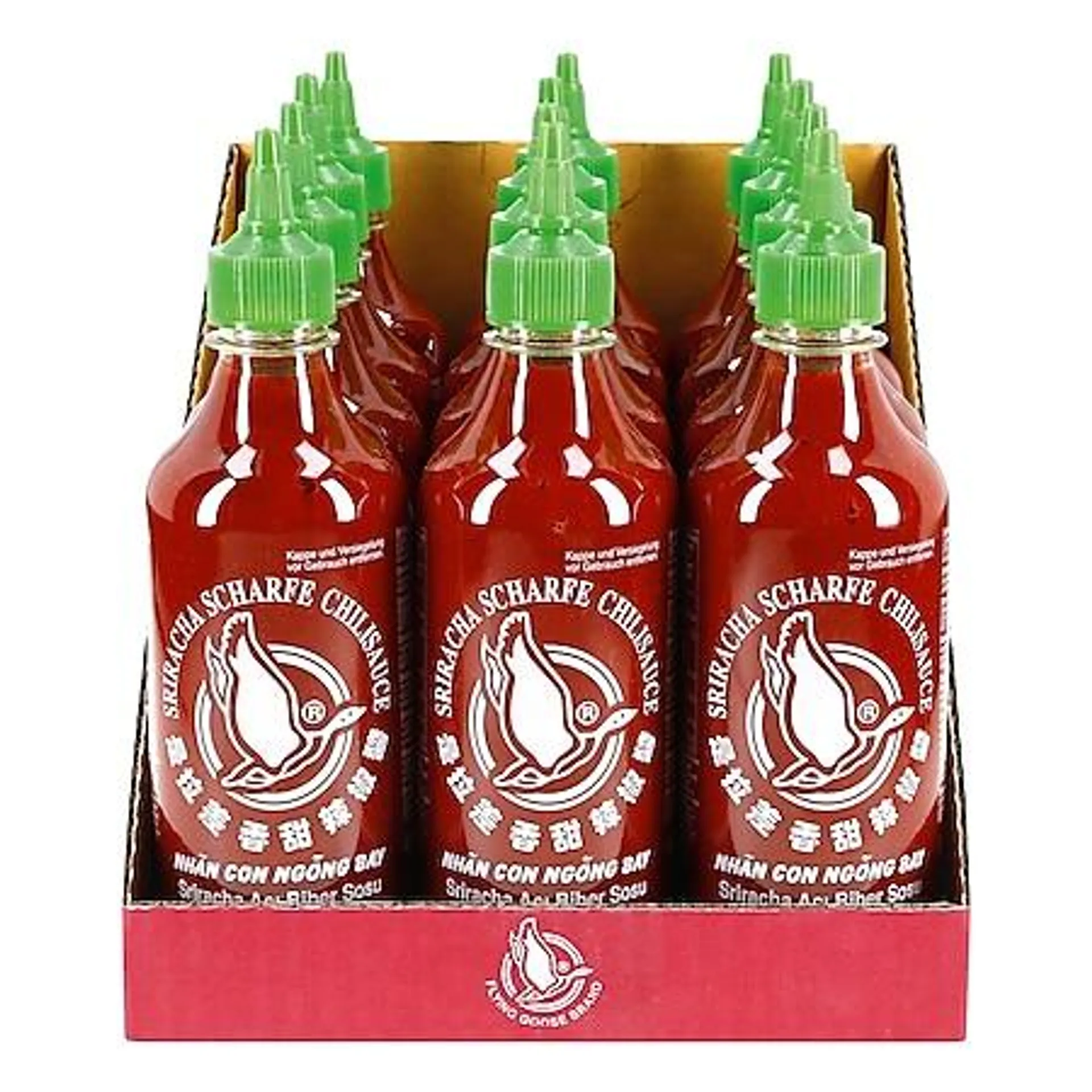 Flying Goose Sriracha Chillisauce 455 ml, 12er Pack