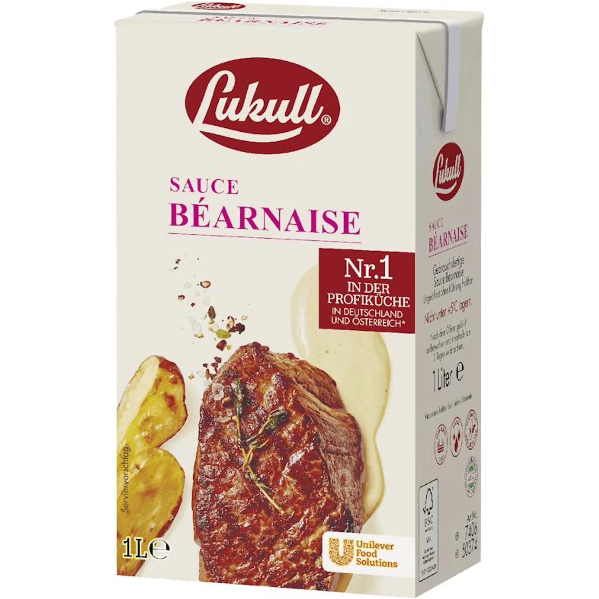 Lukull Sauce Béarnaise 50% Fett (1 l)