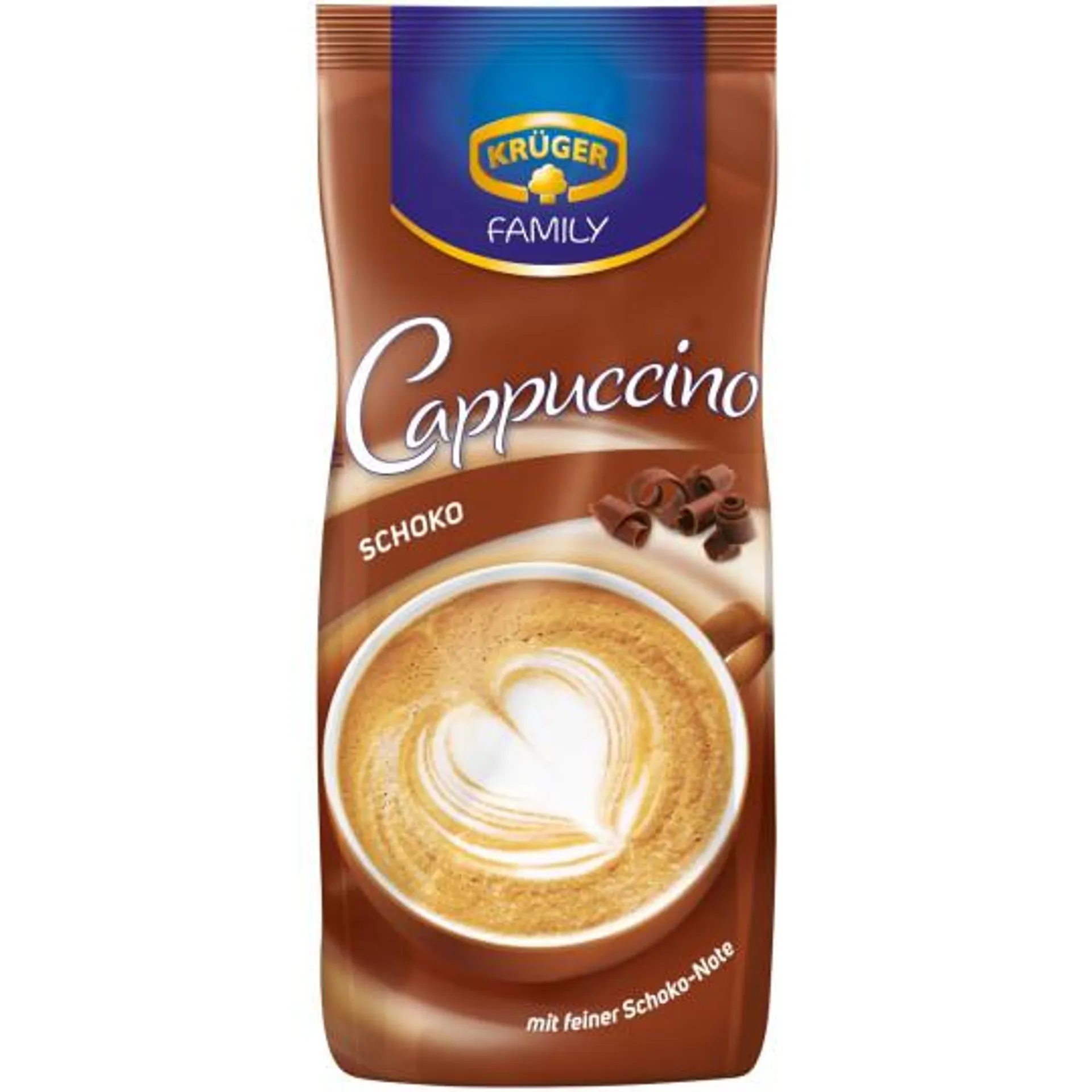 Krüger Family Cappuccino Schoko im Nachfüllbeutel 500G