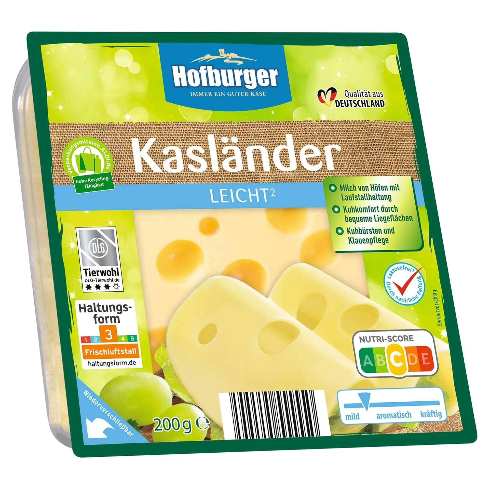 HOFBURGER Kasländer, Leicht 200 g