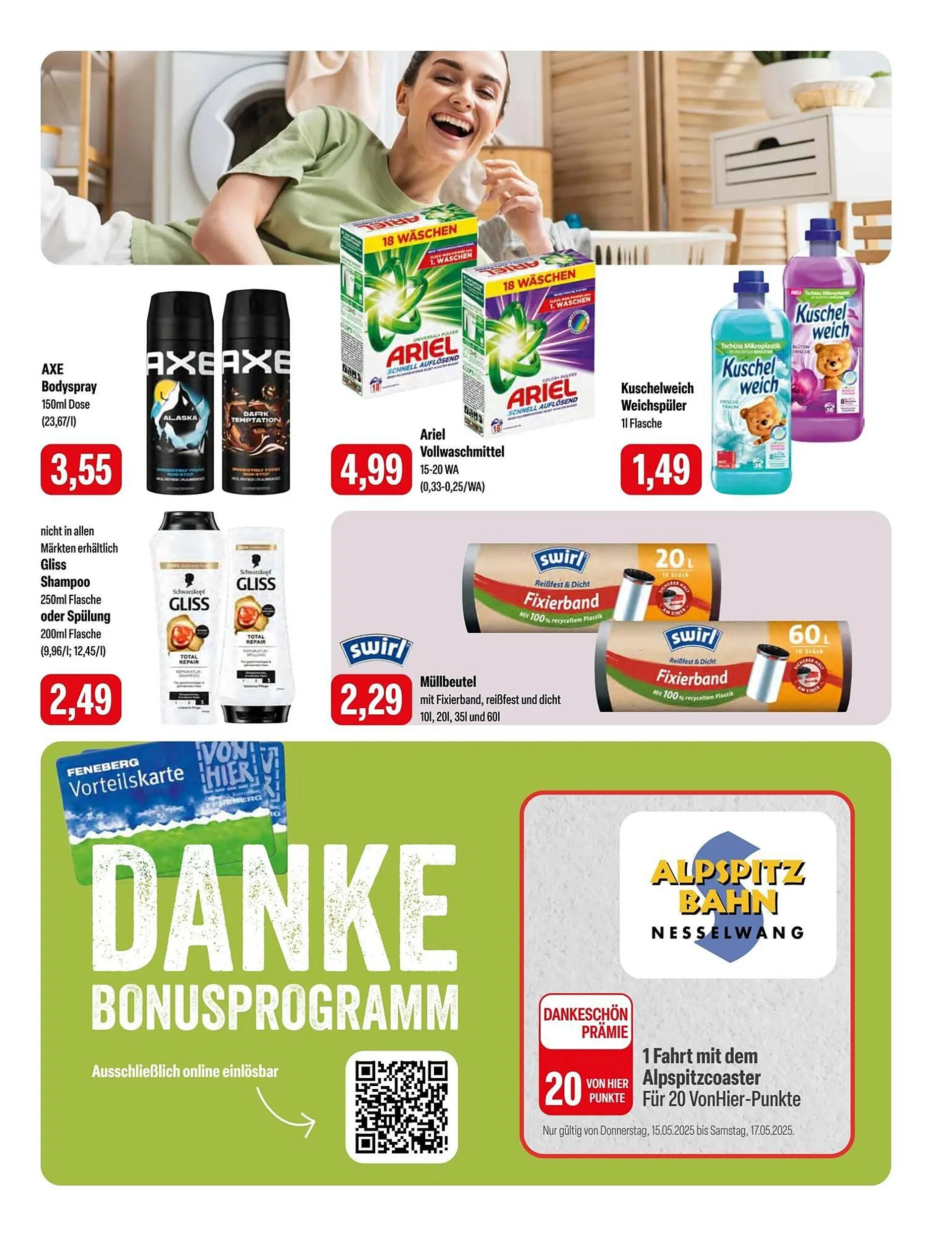 Feneberg Prospekt von 15. Mai bis 19. Mai 2025 - Prospekt seite 15
