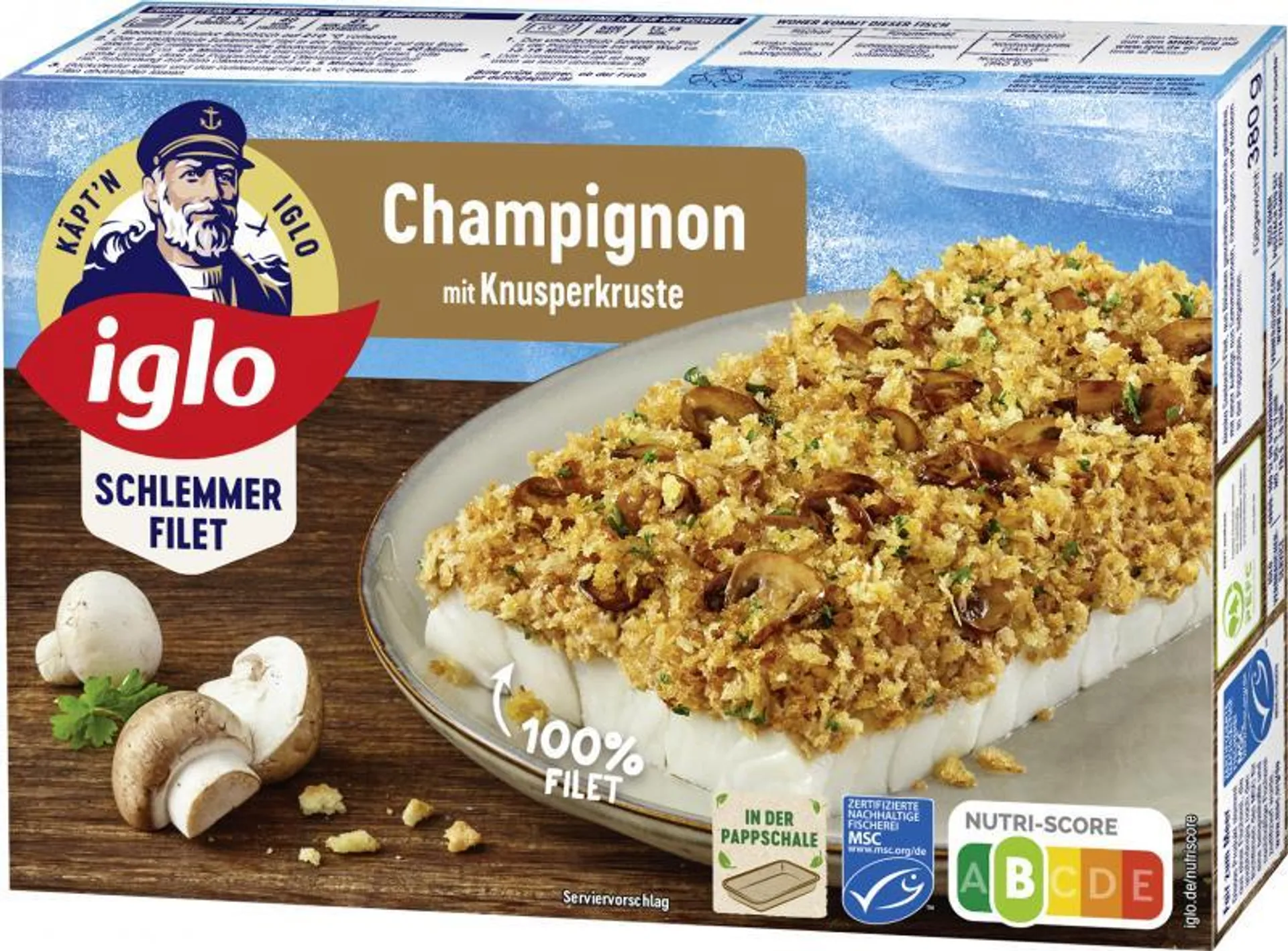 Iglo Schlemmer Filet Champignon 380 g