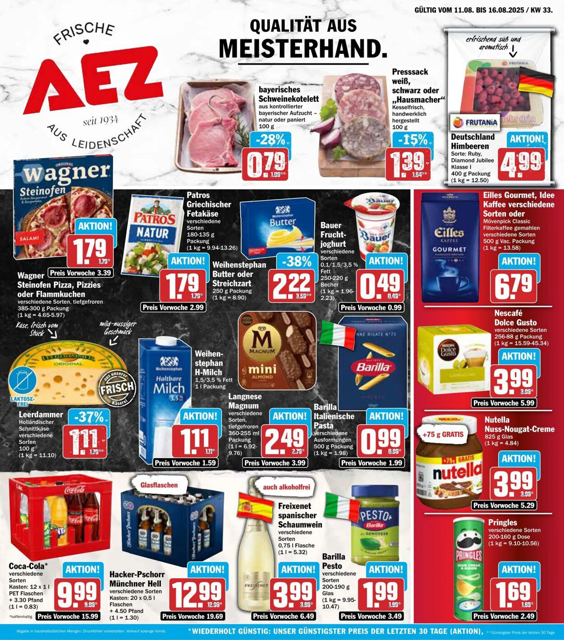 AEZ Aktueller Prospekt von 11. August bis 16. August 2025 - Prospekt seite 1