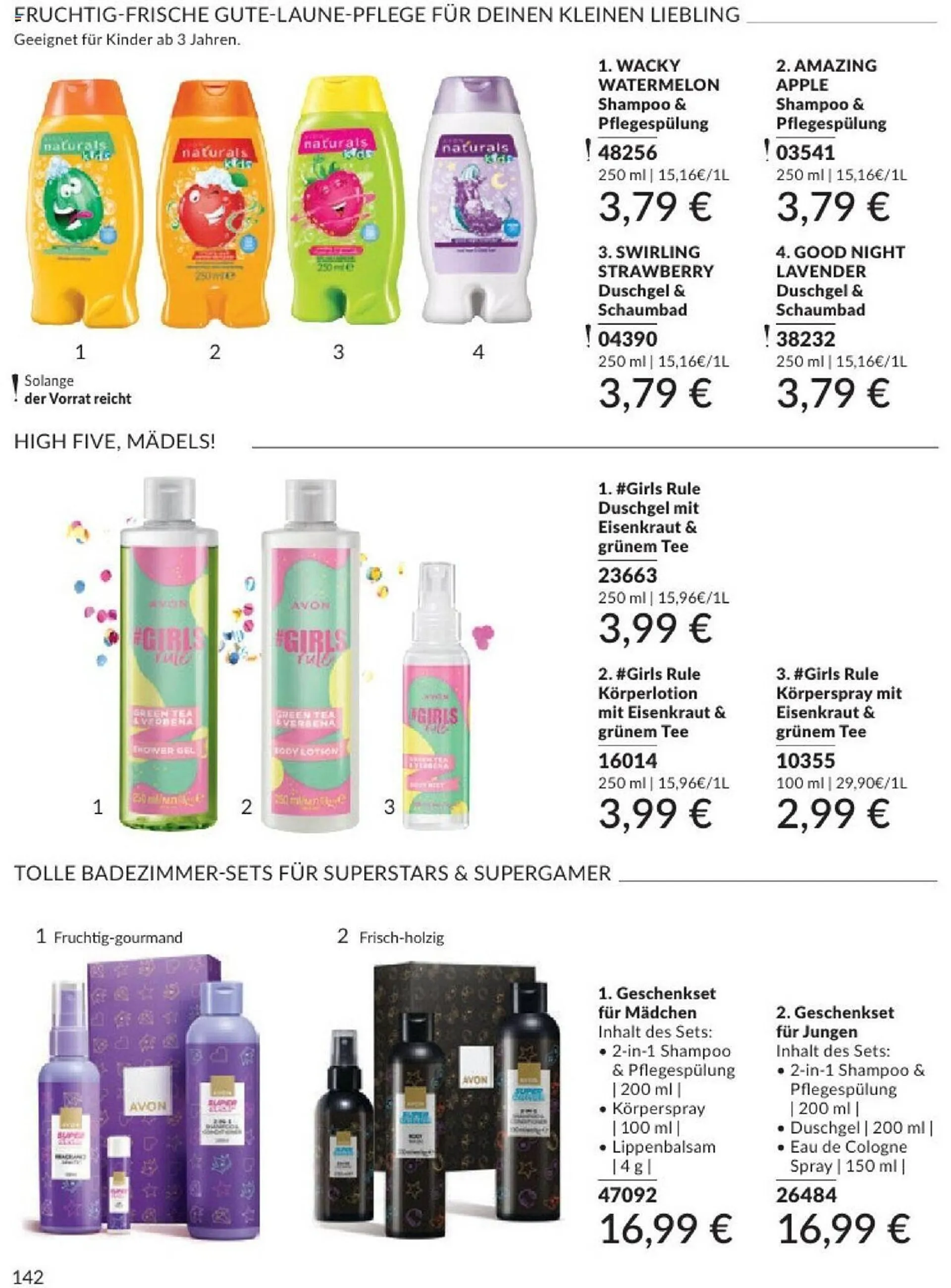 Avon Prospekt von 1. Juli bis 31. Juli 2024 - Prospekt seite 142