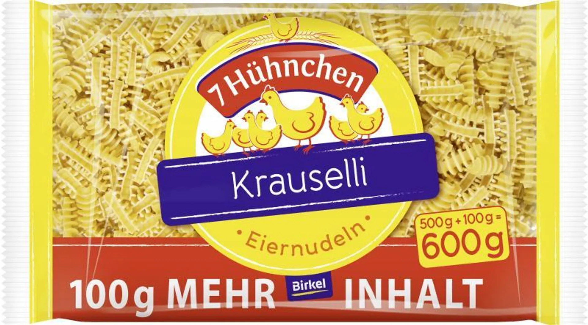 Birkel 7 Hühnchen Eiernudeln Krauselli 600 g