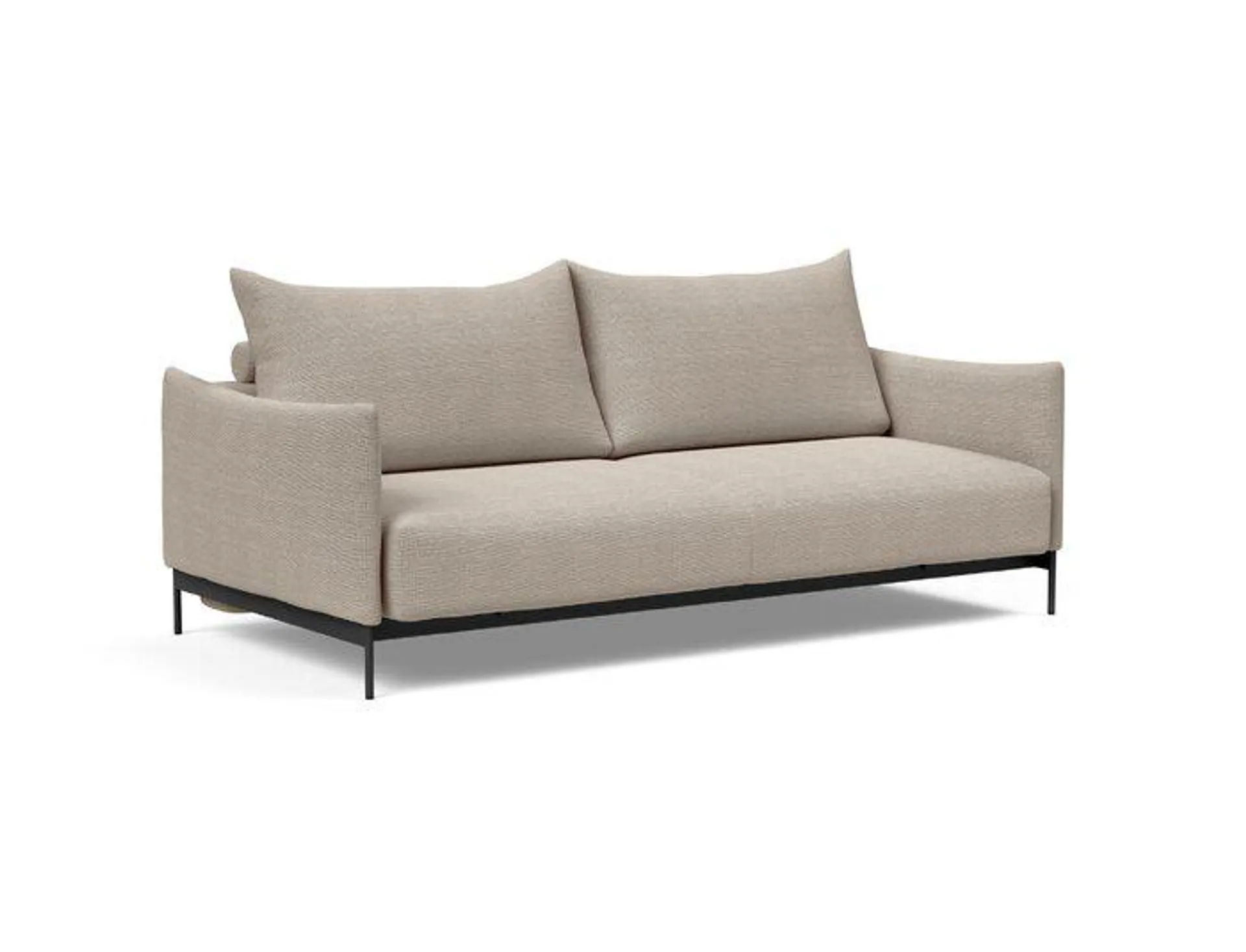 Schlafsofa Malloy Metall schwarz