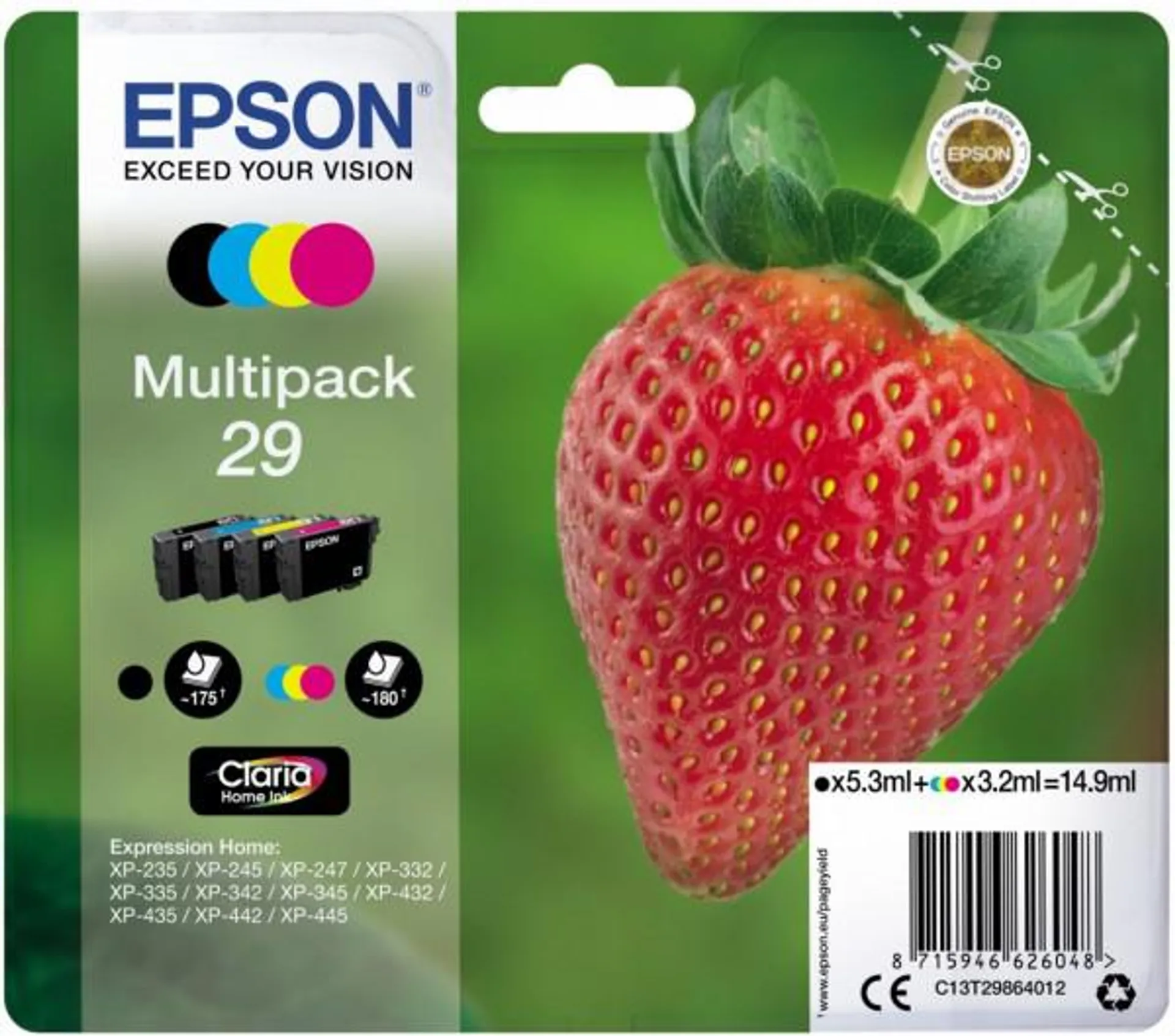 Epson 29 Claria Home Multipack 4-farbig