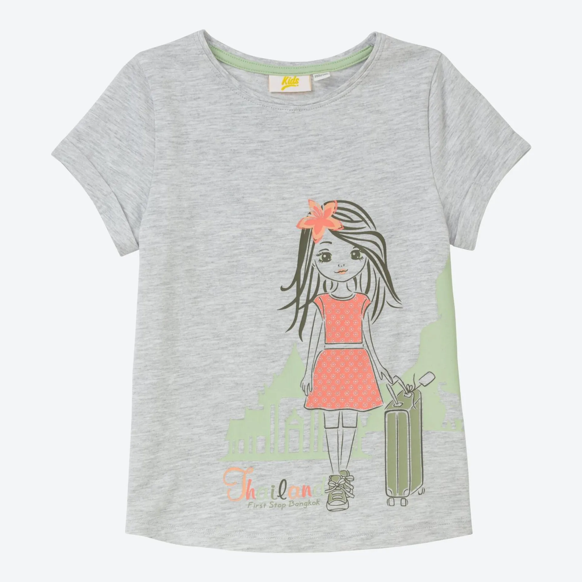 Kinder-Mädchen-T-Shirt mit Frontaufdruck