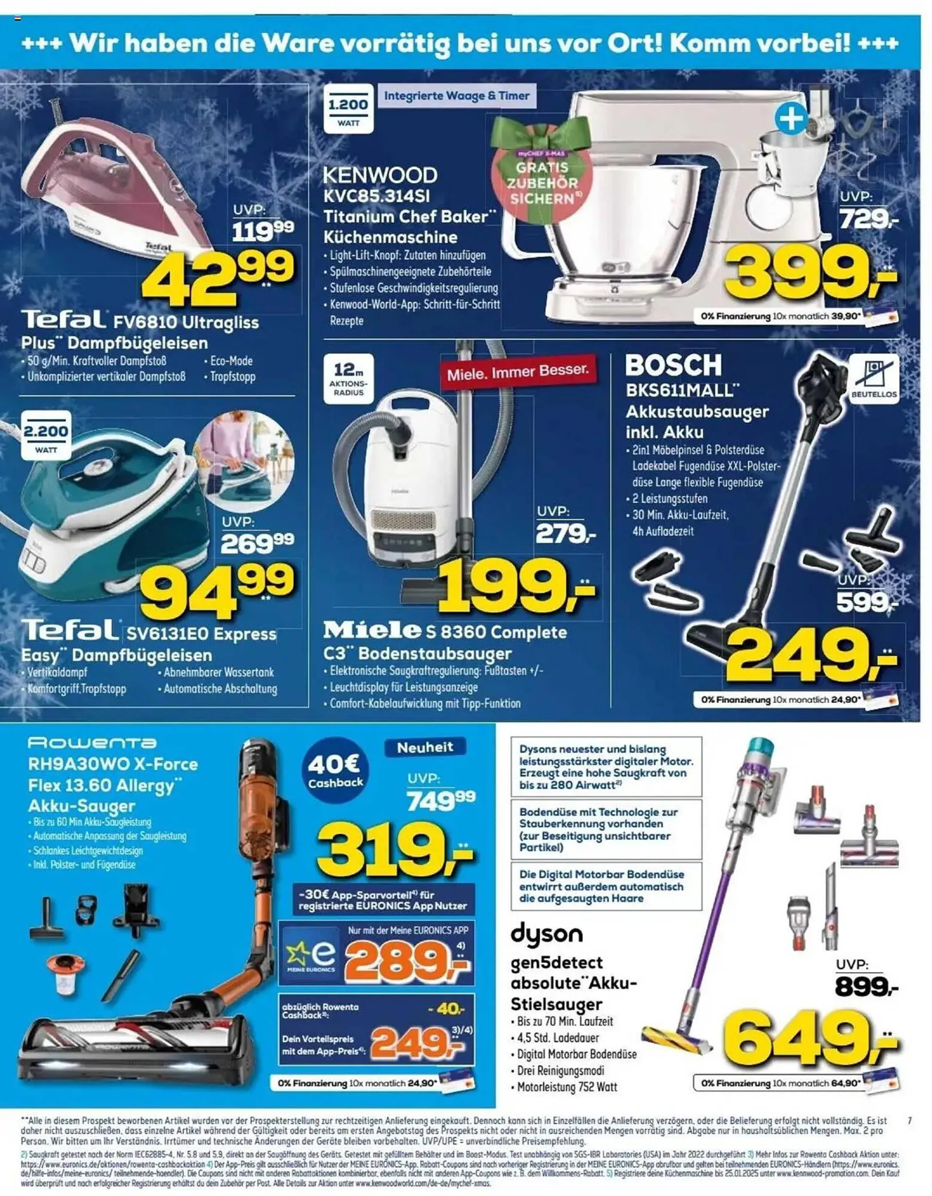 Euronics Prospekt von 4. Dezember bis 10. Dezember 2024 - Prospekt seite 7