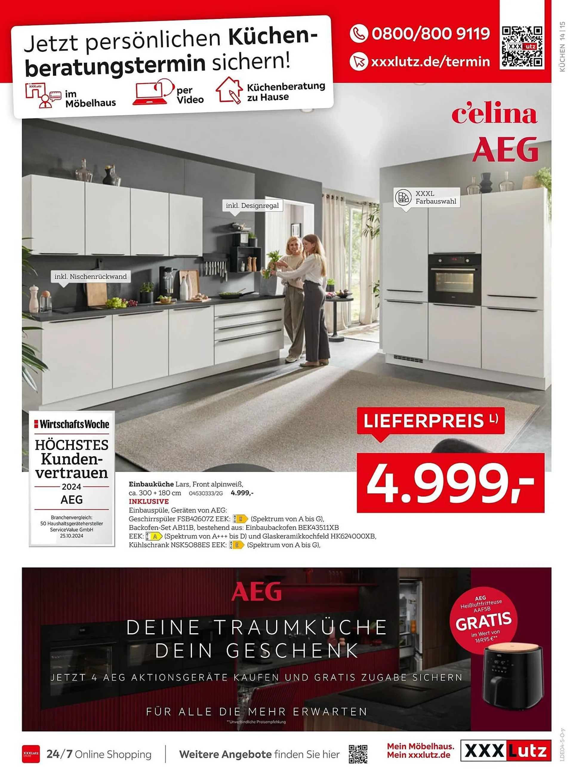 XXXLutz Prospekt von 28. April bis 11. Mai 2025 - Prospekt seite 15