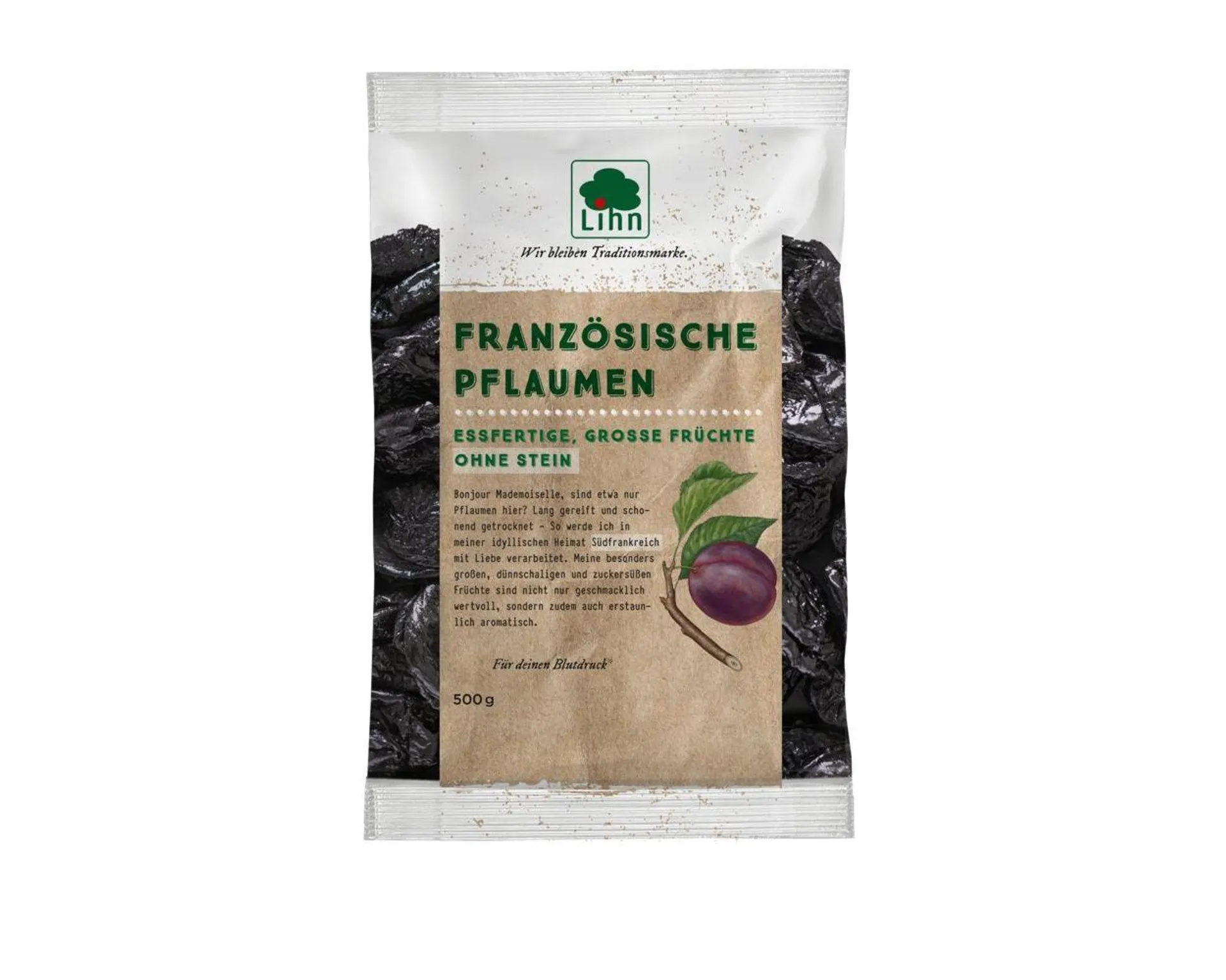 Lihn Französische Pflaumen, entsteint