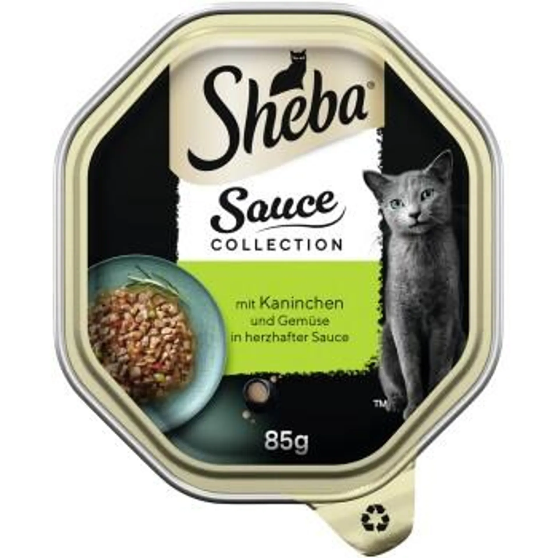 Sheba Sauce Collection 22 x 85 g mit Kaninchen & Gemüse, Ragout / in Sauce