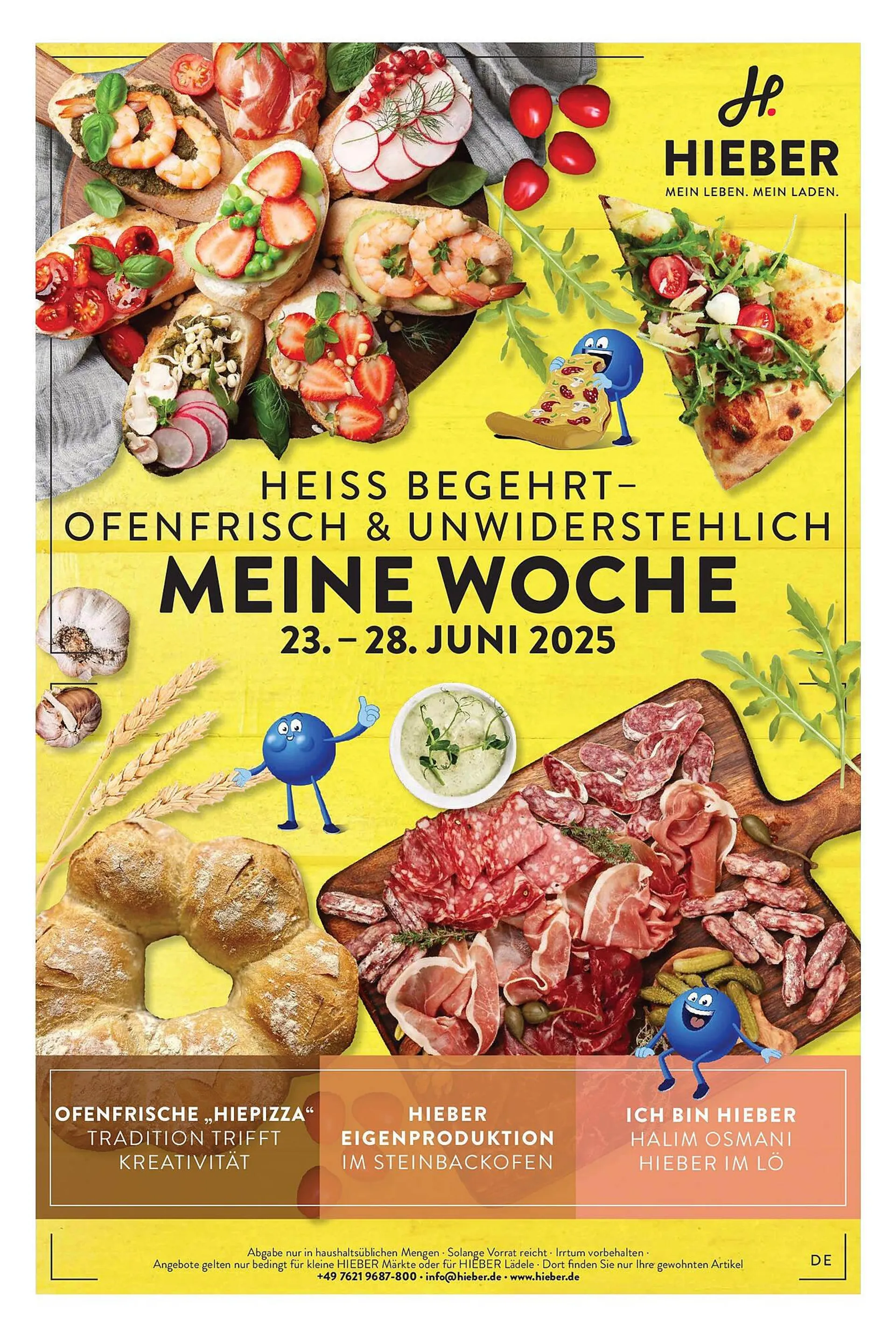 Hieber's Frische Center Prospekt von 22. Juni bis 28. Juni 2025 - Prospekt seite 1