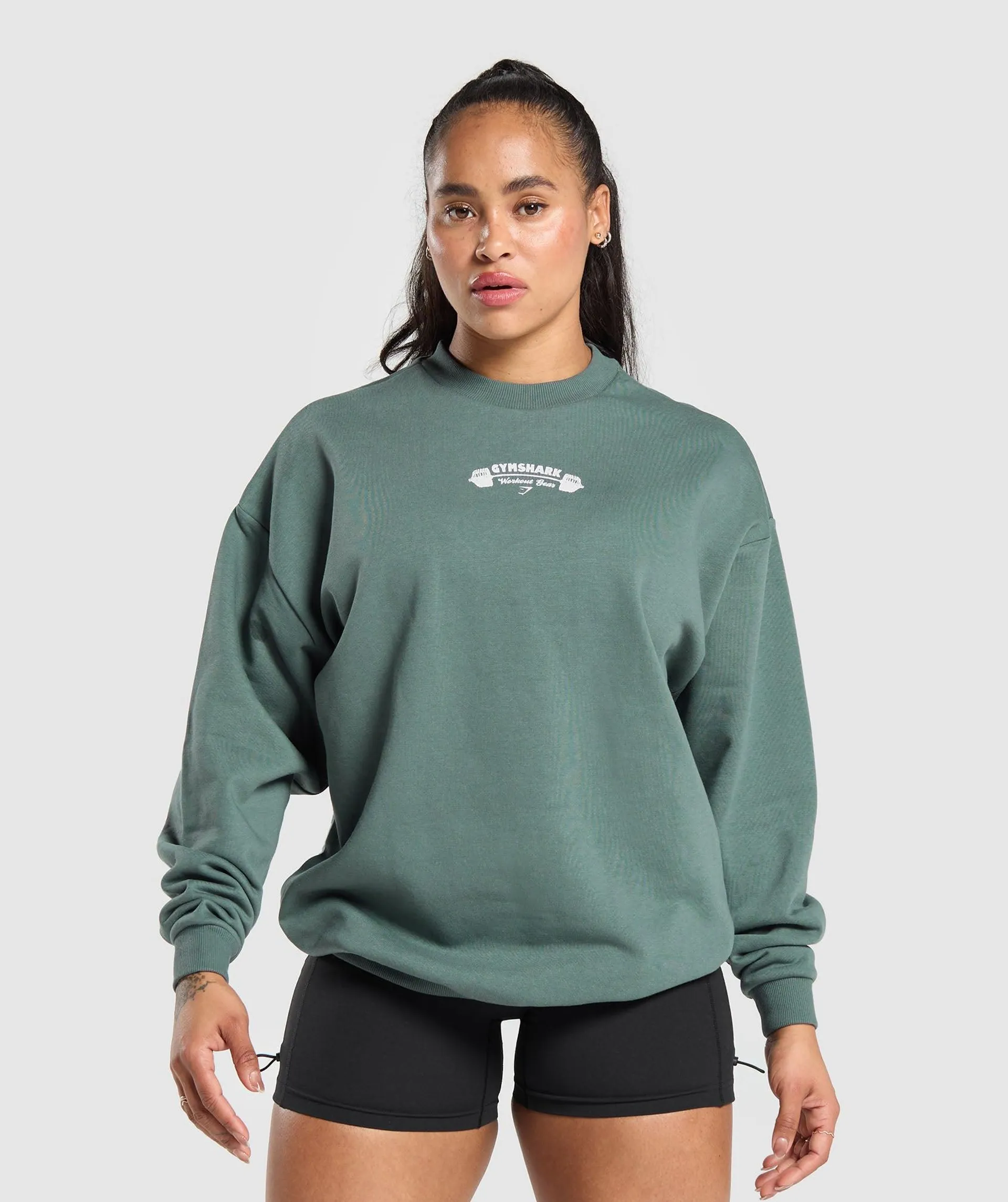 Workout Gear Oversized Sweatshirt