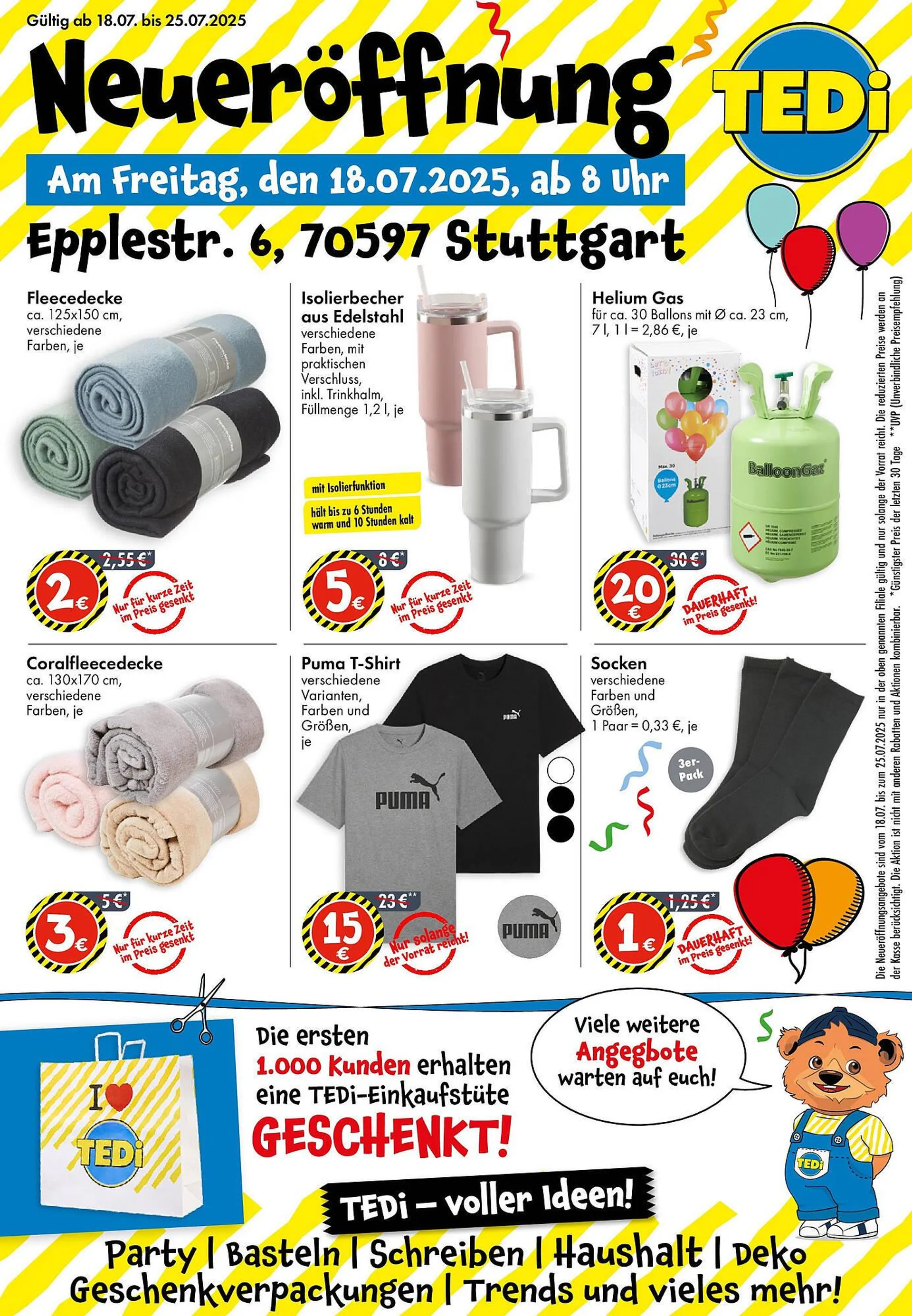 TEDi Prospekt von 14. Juli bis 20. Juli 2025 - Prospekt seite 1