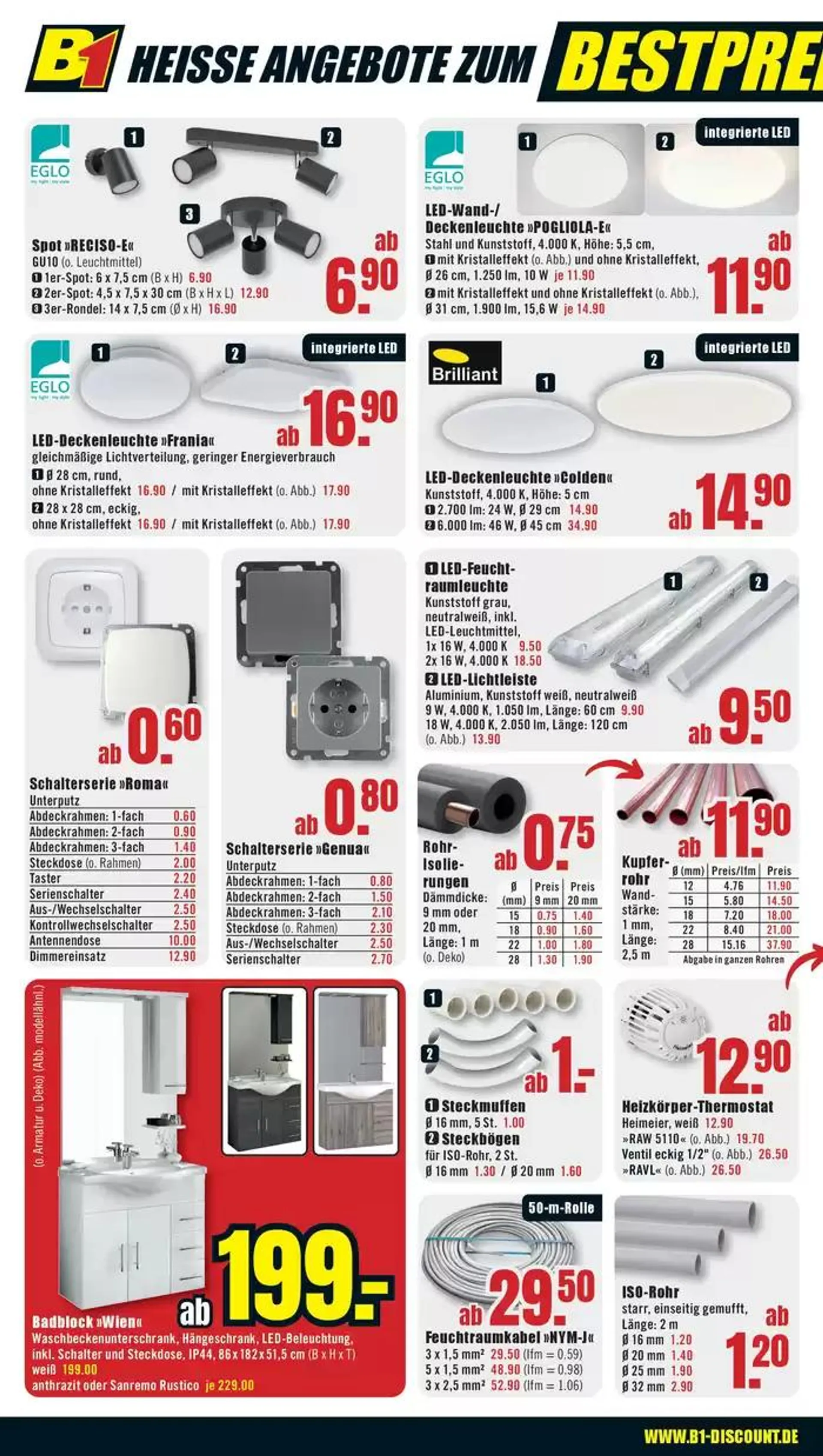 B1 Discount Baumarkt flugblatt von 25. Januar bis 8. Februar 2025 - Prospekt seite 4