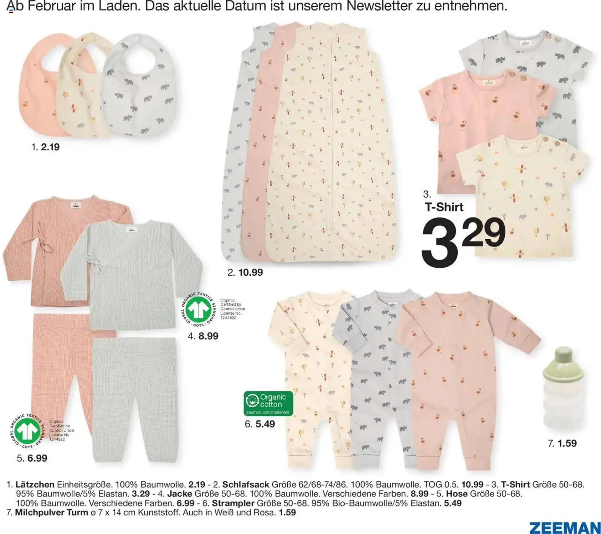 Zeeman Prospekt von 3. Februar bis 30. April 2025 - Prospekt seite 9