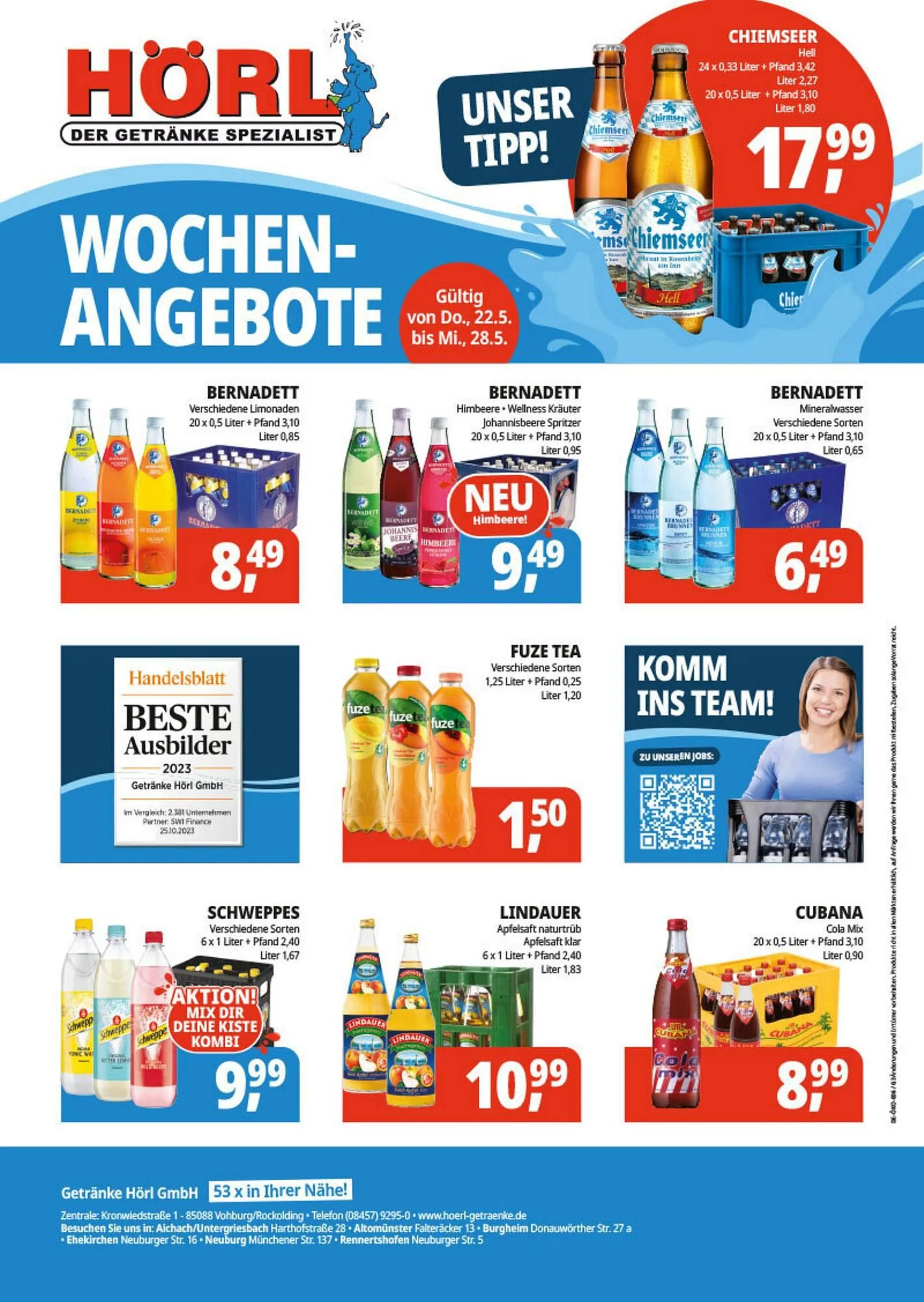 Hörl Getränke Prospekt von 22. Mai bis 28. Mai 2025 - Prospekt seite 2