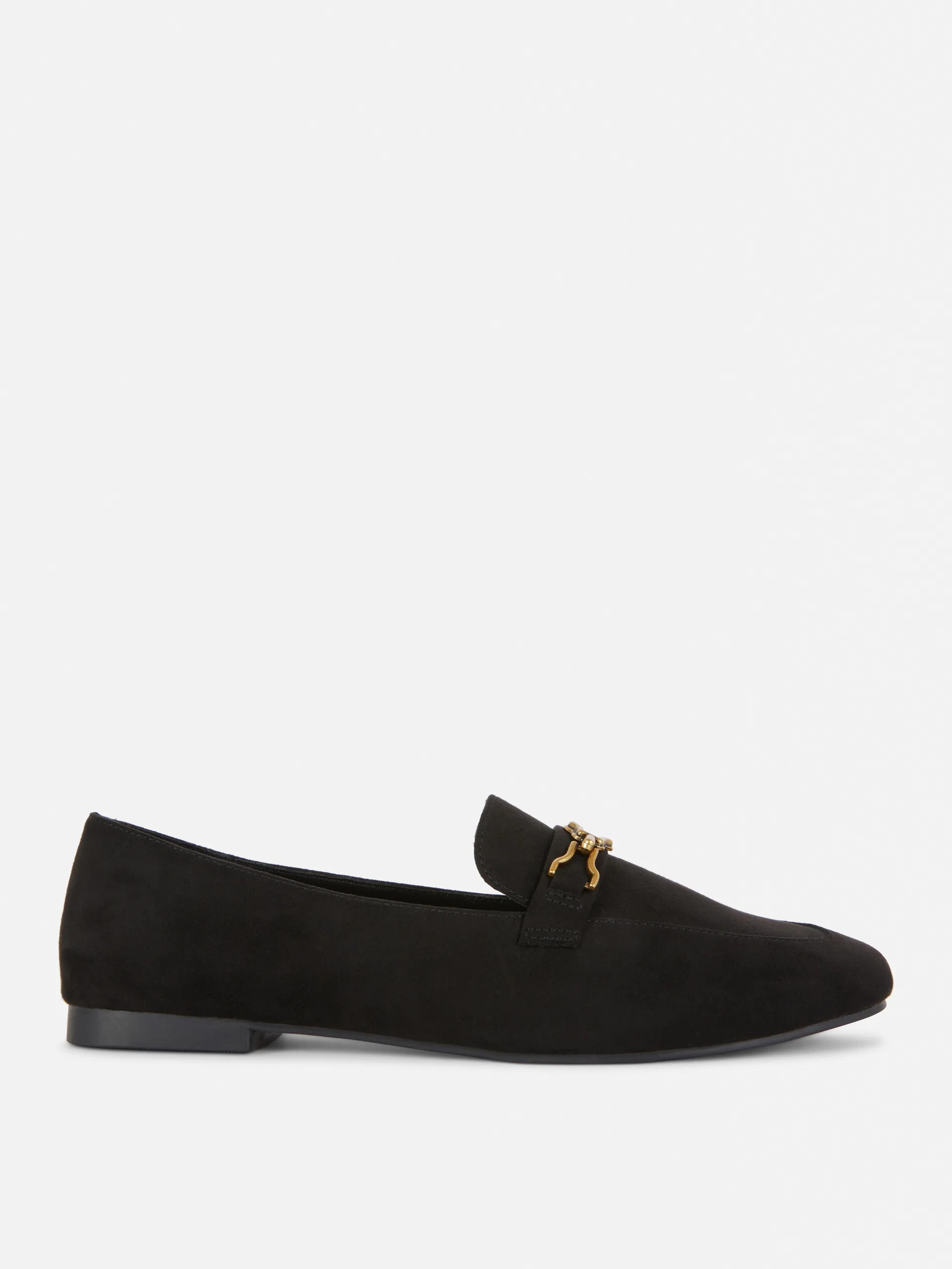 Loafer mit Kettendetail in weiter Passform