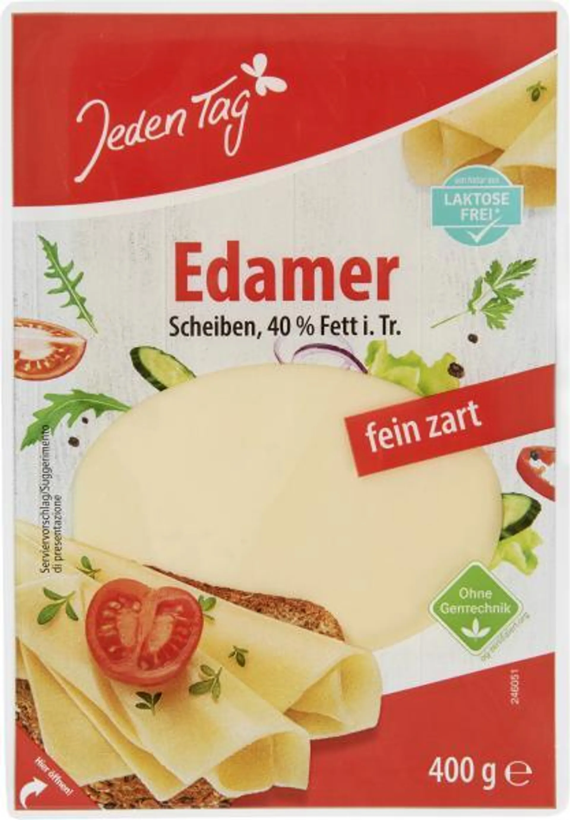 Jeden Tag Edamer Käsescheiben 400 g