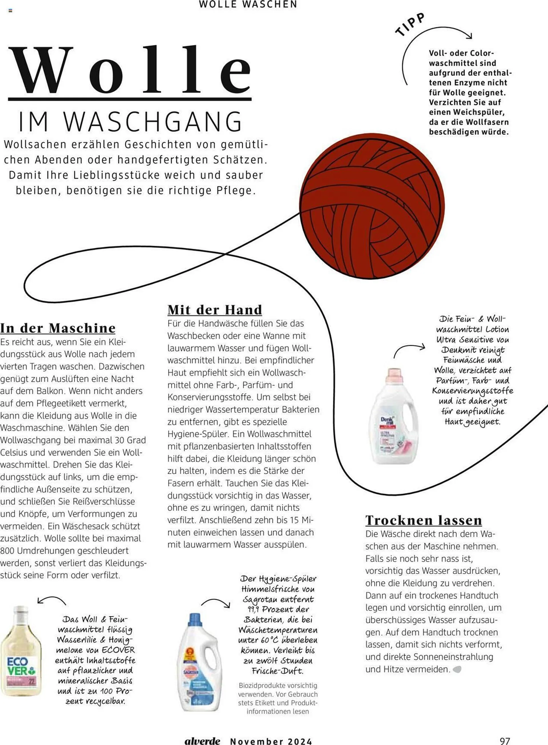 dm drogerie Prospekt von 1. November bis 30. November 2024 - Prospekt seite 97