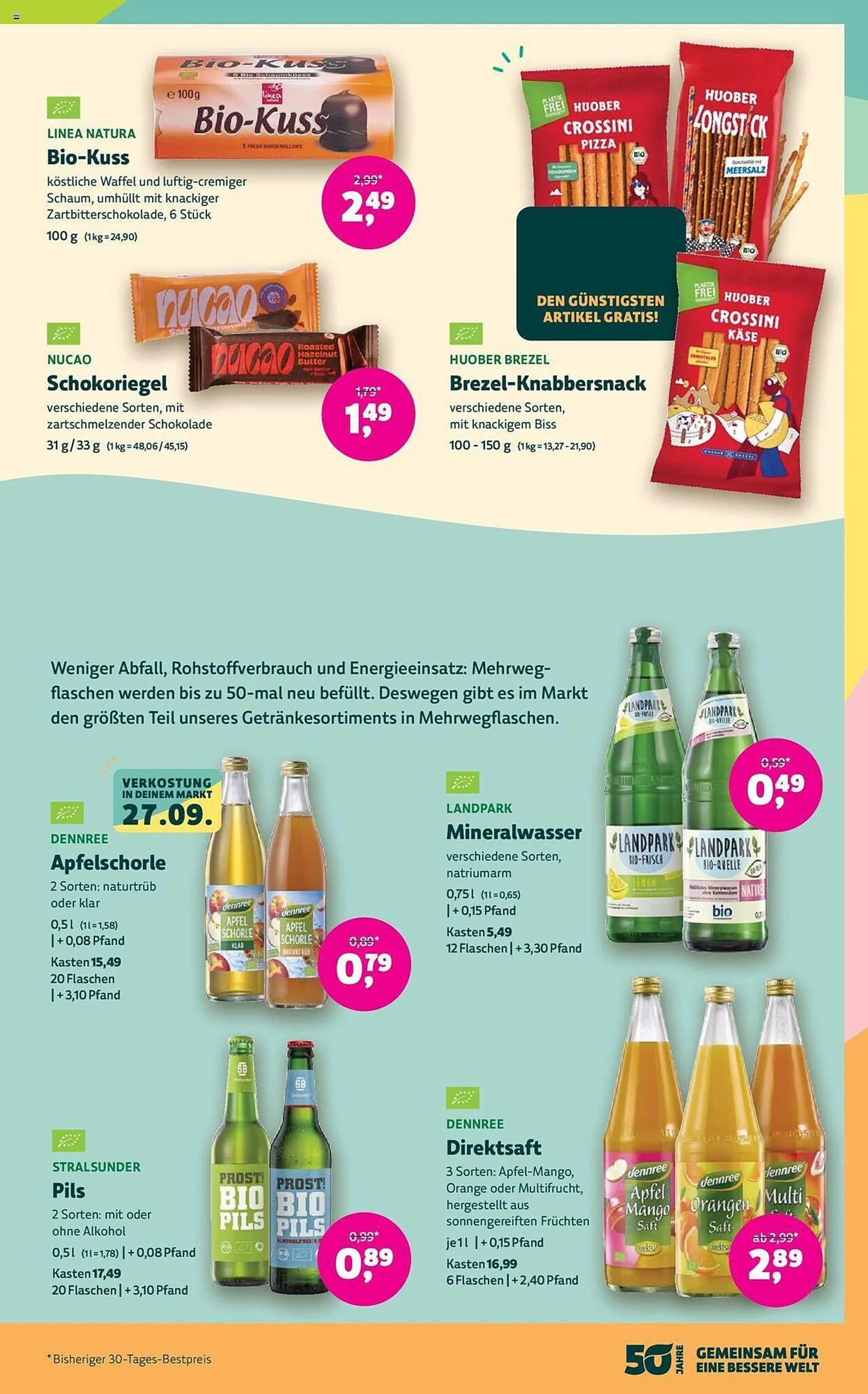 Biomarkt Prospekt von 25. September bis 8. Oktober 2024 - Prospekt seite 13