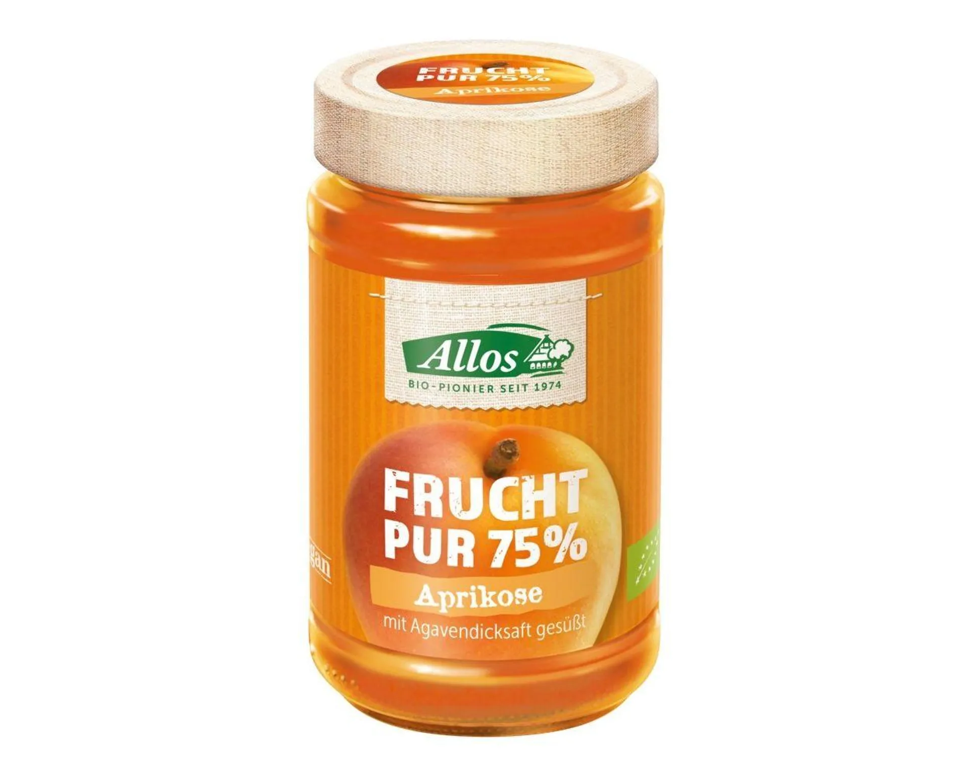 Allos Frucht Pur 75% Aprikose 250 g