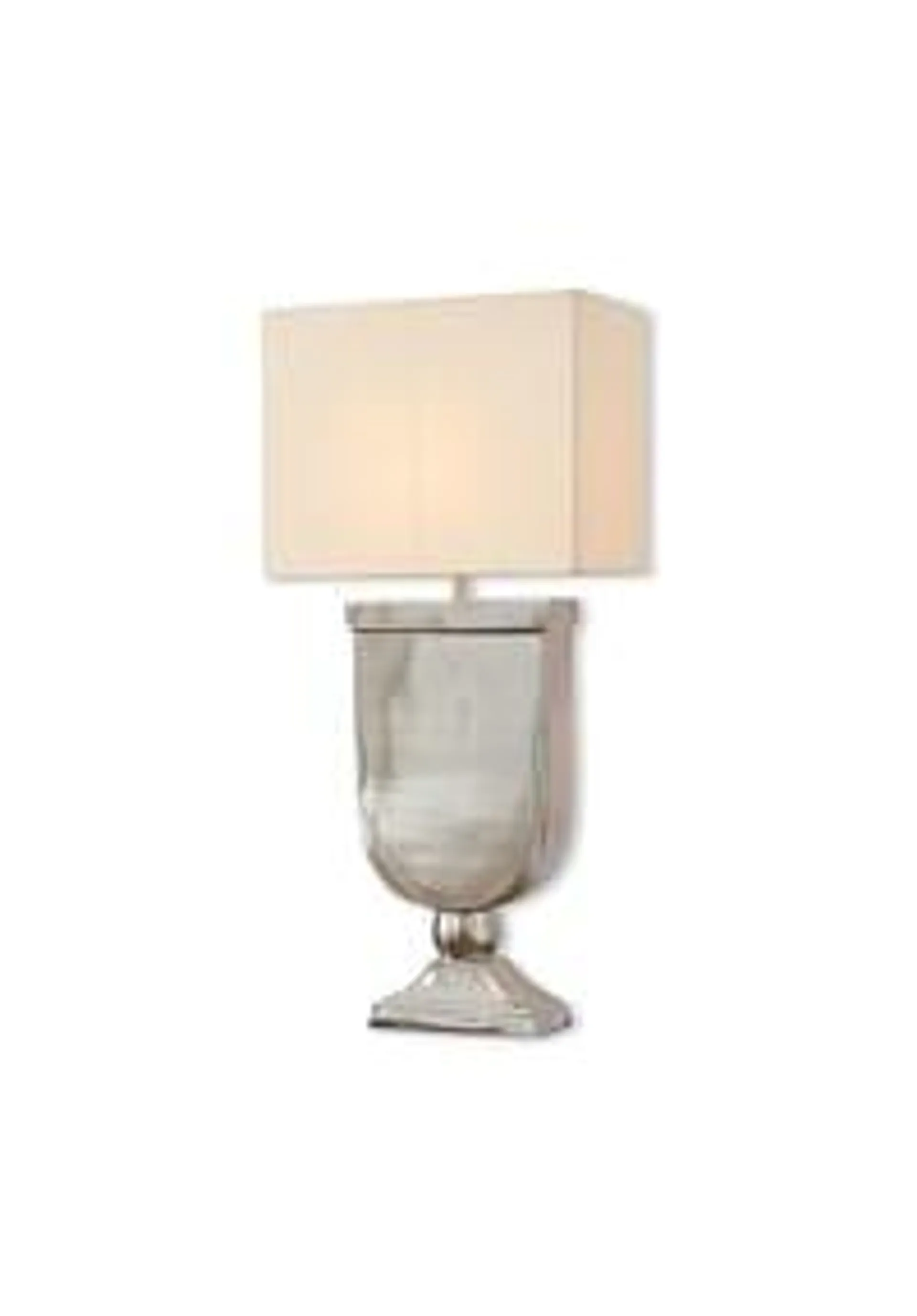 Tischlampe Denver creme/silber